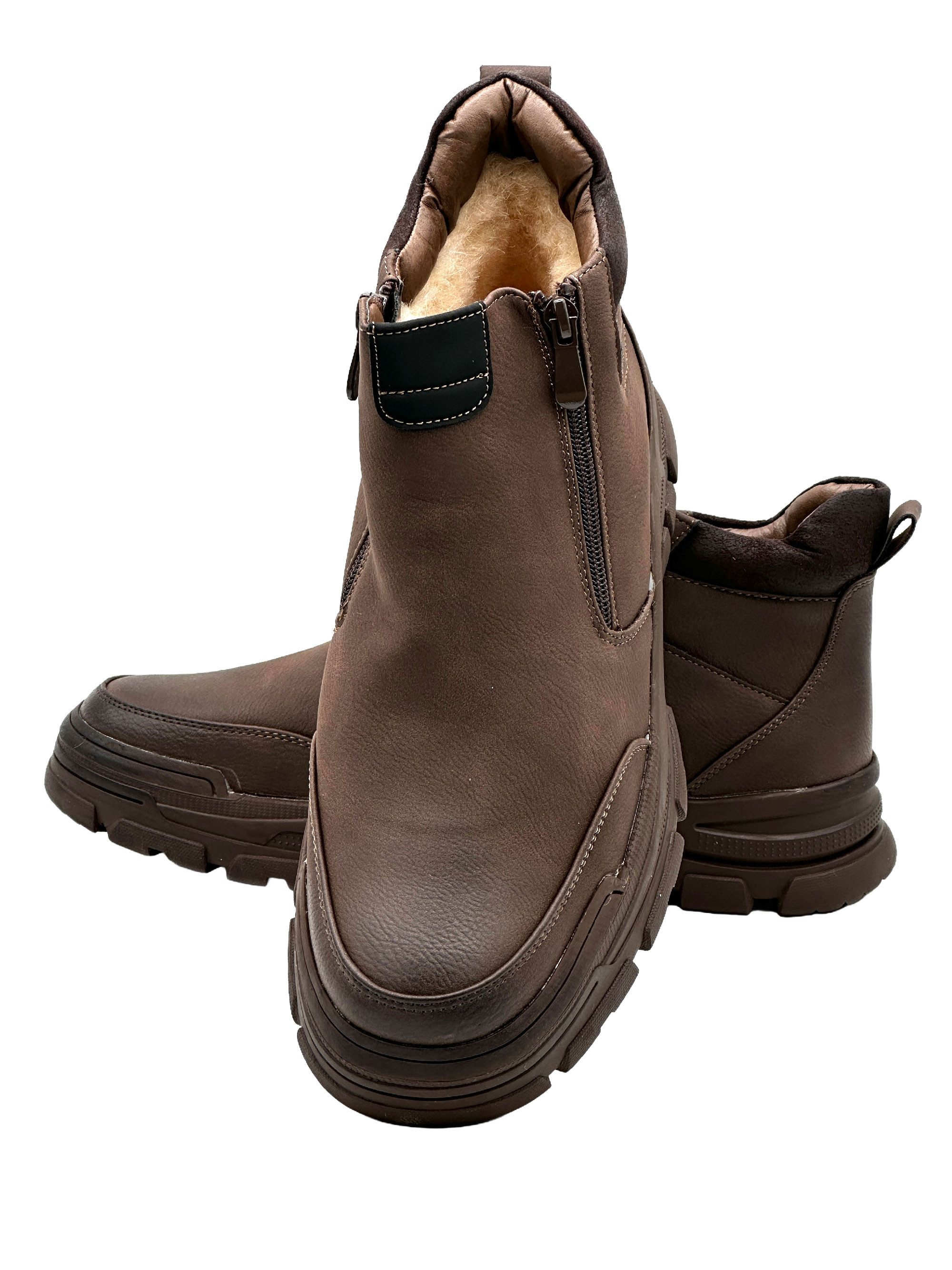 Nowaland Herren Winterstiefeletten mit warmem Innenfutter Winterstiefelette günstig online kaufen
