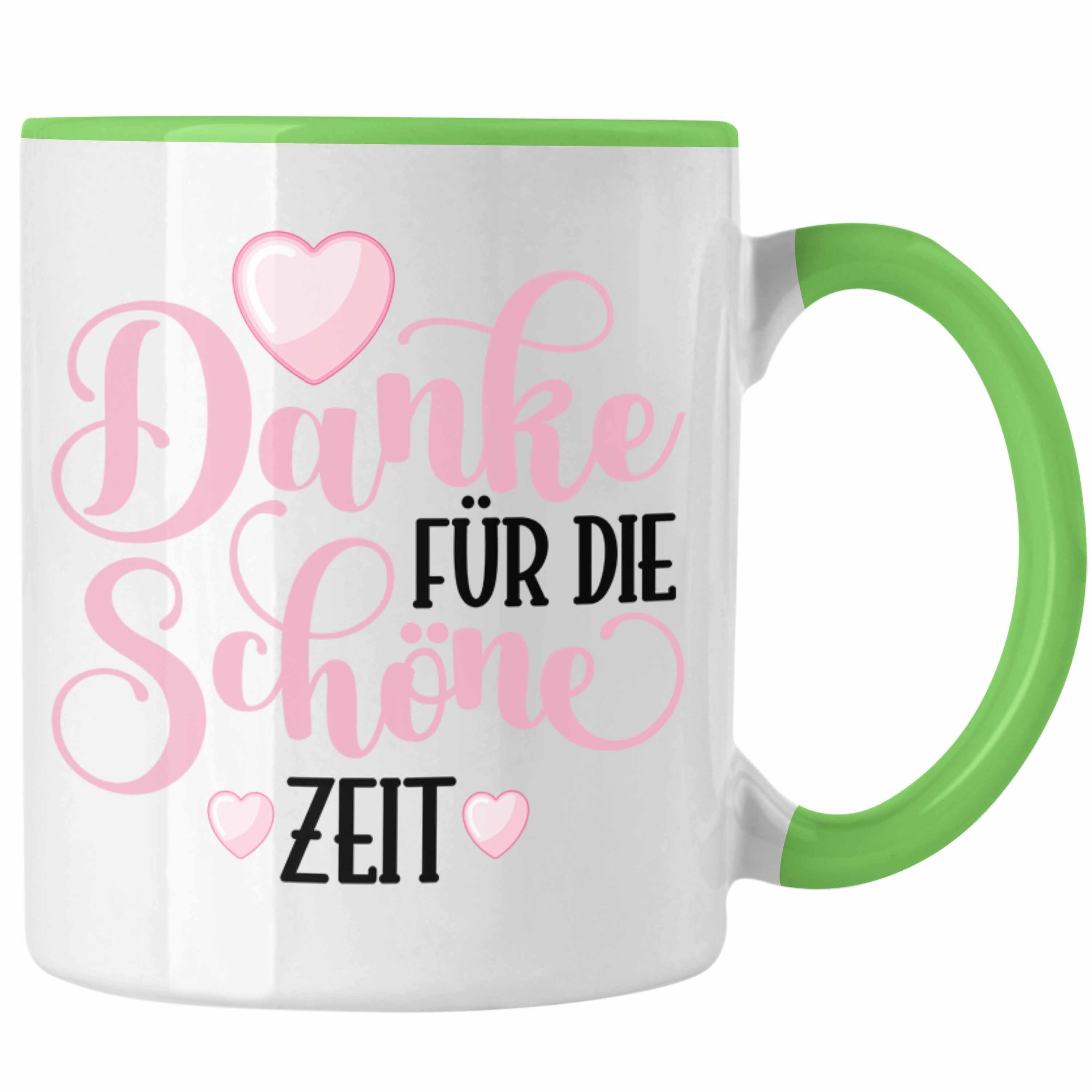 Trendation Tasse Trendation Danke für Die Schöne Zeit Tasse Geschenk