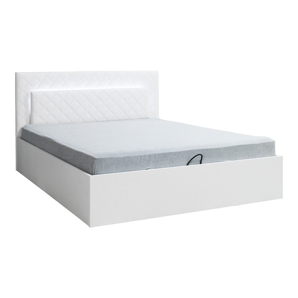 Lomadox Bettgestell PALINURO-166, Doppelbett 180x200cm, weiß, günstig online kaufen