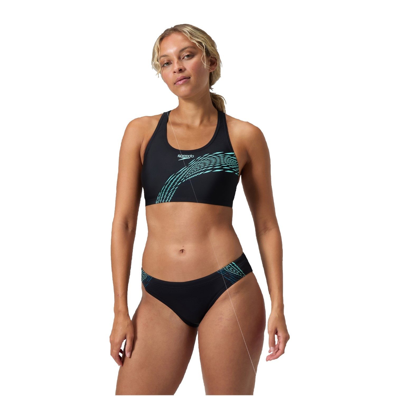 Speedo Tankini Placement zweiteiler Badeanzug chlorbeständig günstig online kaufen