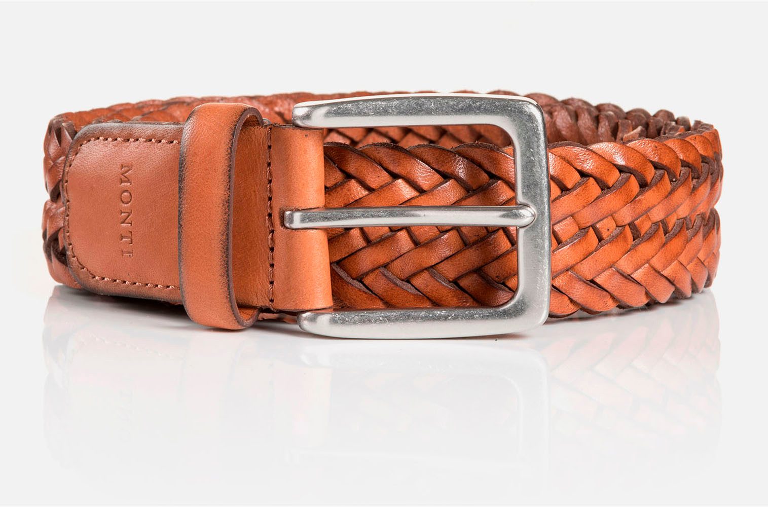 MONTI Ledergürtel 3,5 cm breit, Business-Casual, günstig online kaufen