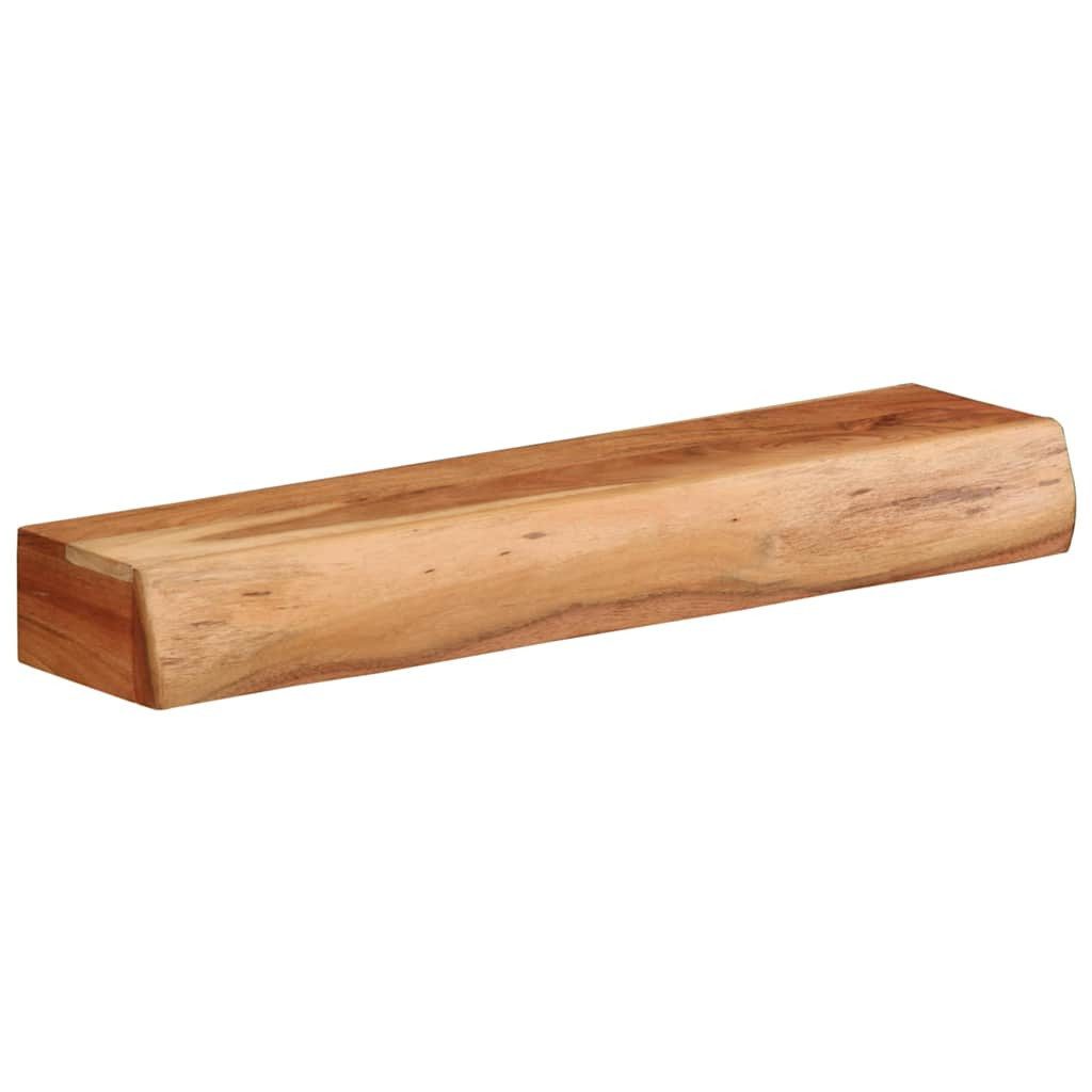 vidaXL Regal Wandregale 2 Stk. 60x17x8 cm Massivholz, 1-tlg.