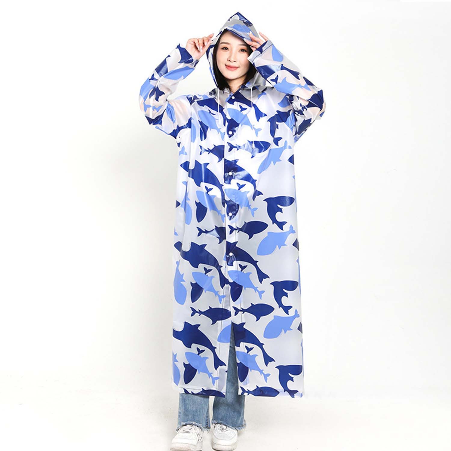 Coonoor Regenjacke Regenmantel Damen Wasserdicht mit Premium