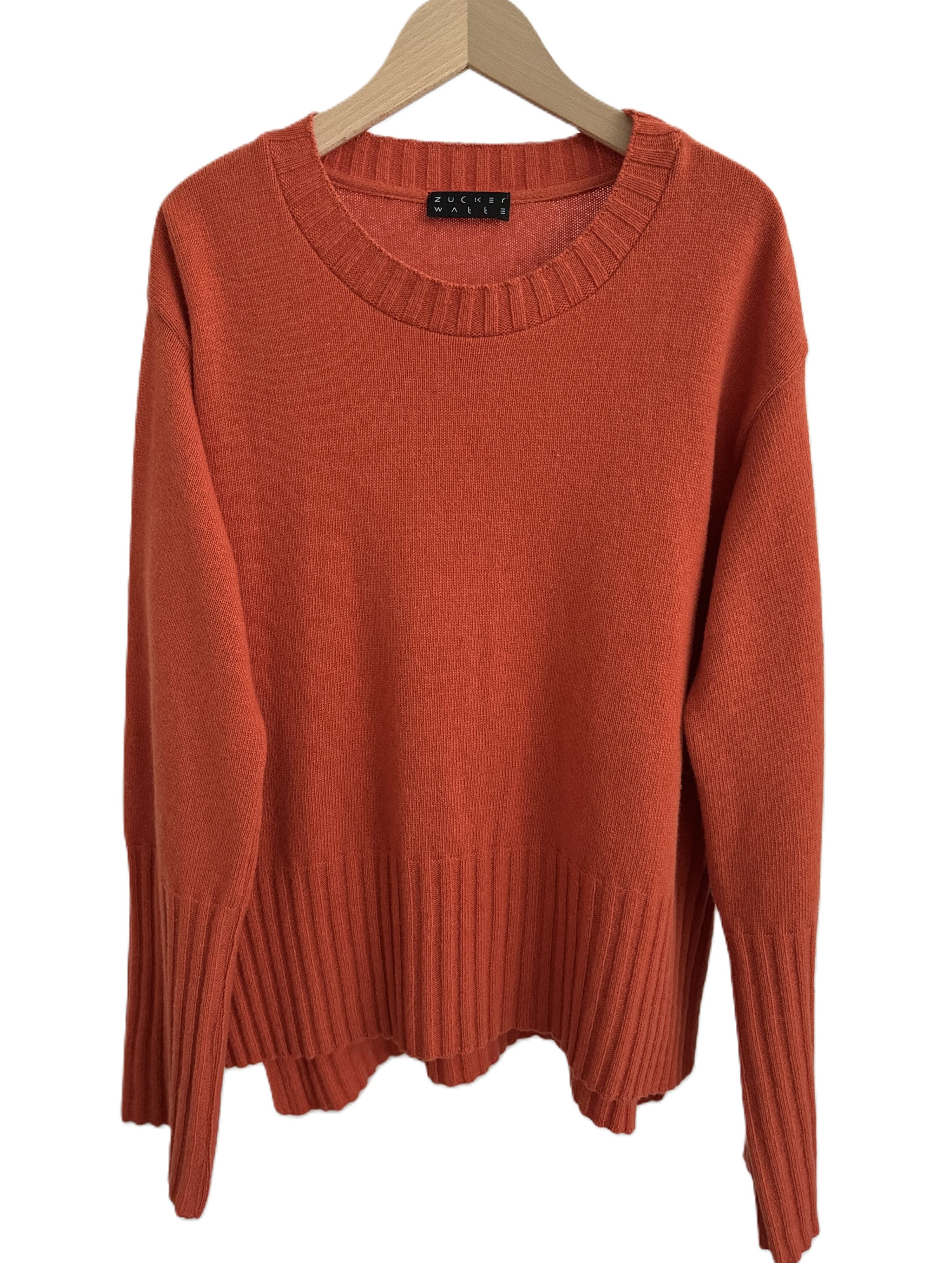 Zuckerwatte Rundhalspullover schöne Rippstrickdetails, aus wertiger Merino günstig online kaufen