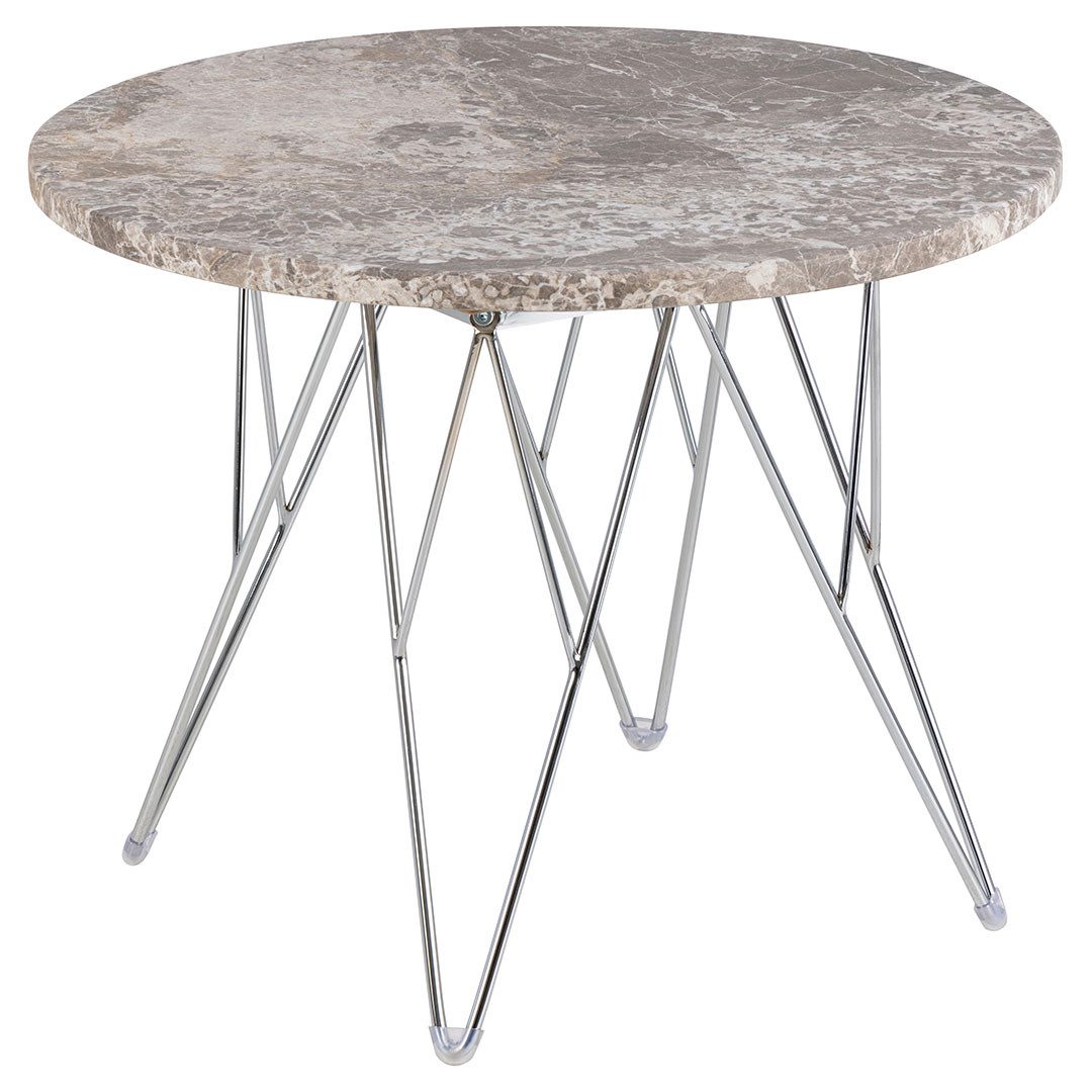 ACTONA GROUP Couchtisch Prunus Couchtisch Ø55cm Marmor braun.