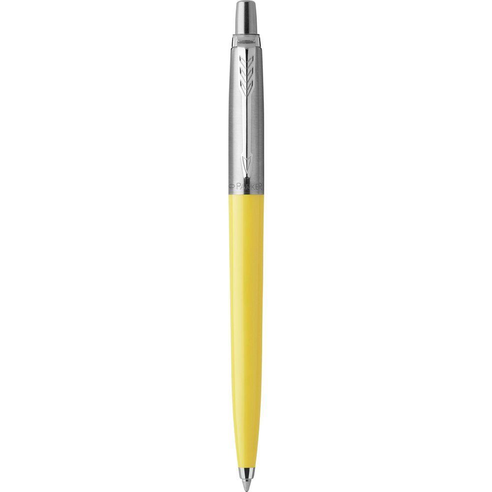 Druckkugelschreiber Parker Pen Kugelschreiber Jotter Gelb 2076056 Schreibfarbe: Blau