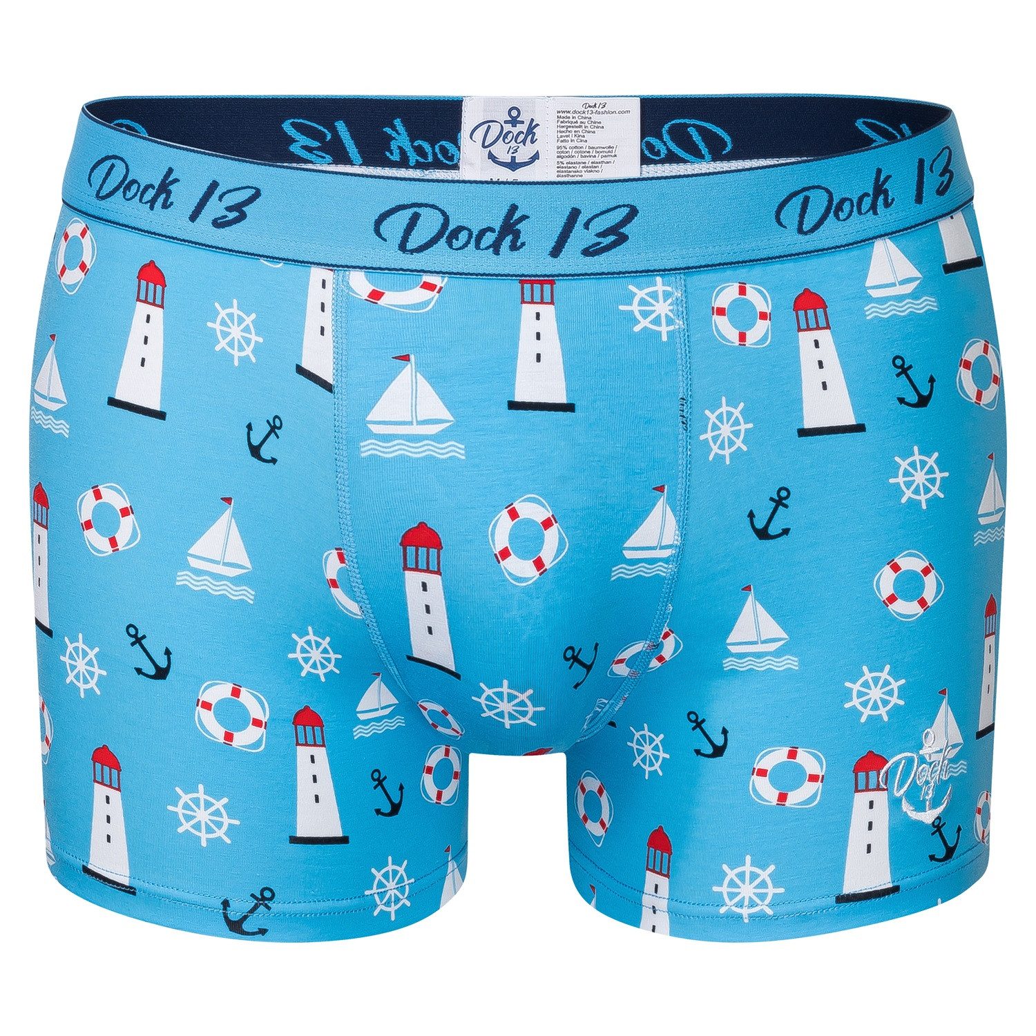 Dock13 Boxershorts Dock13 Herren Boxershorts Maritim günstig online kaufen