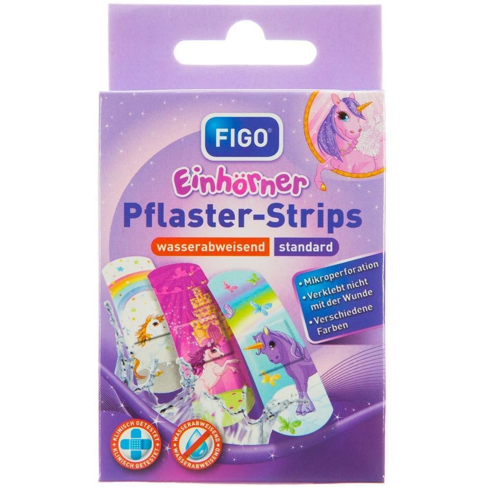 FIGO Wundpflaster 10er Kinder-Pflaster "Einhörner" ... (stück, 10 St., Kinderpflaster), Kinderpflaster Wundversorgung Pflaster Erste Hilfe