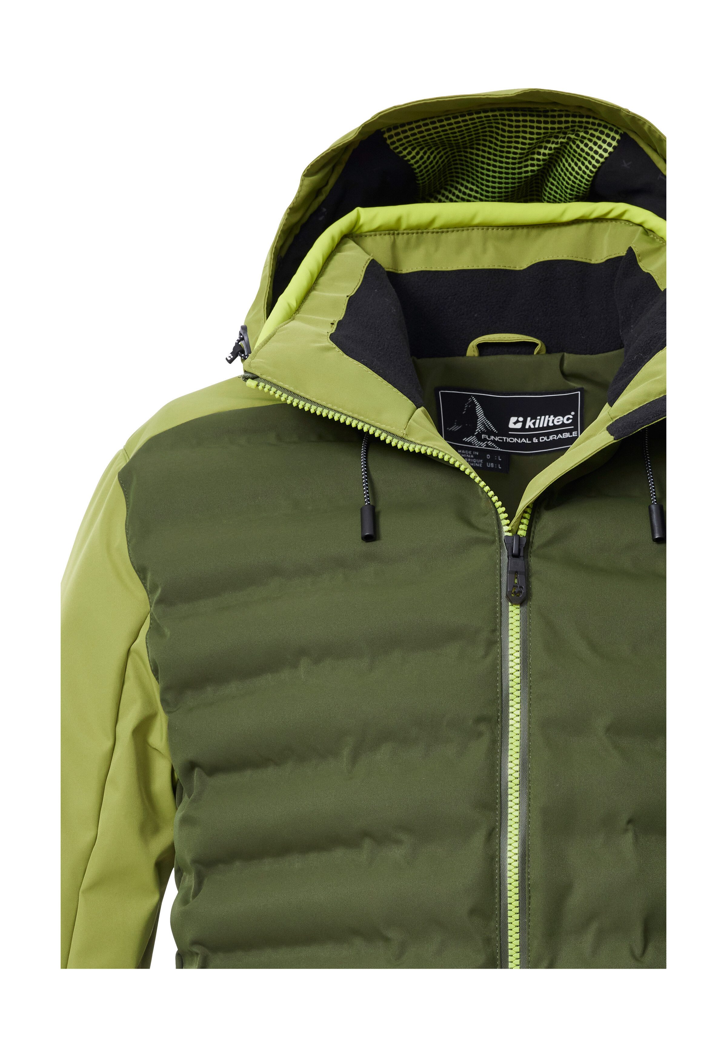 Killtec Skijacke KSW 72 MN SKI JCKT Moderne Hybridoptik, winddicht, wasserabweisend, atmungsaktiv