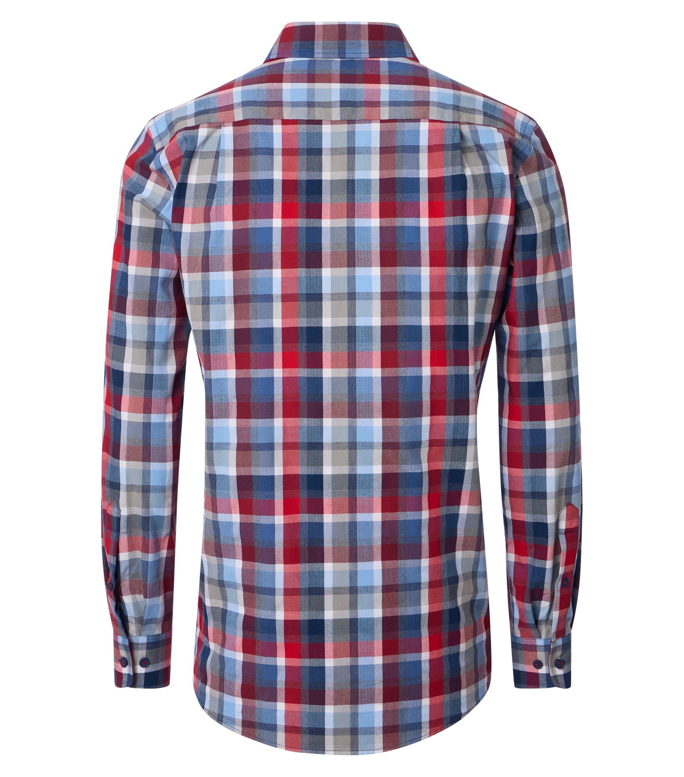 Redmond Langarmhemd kariert Modern Fit günstig online kaufen