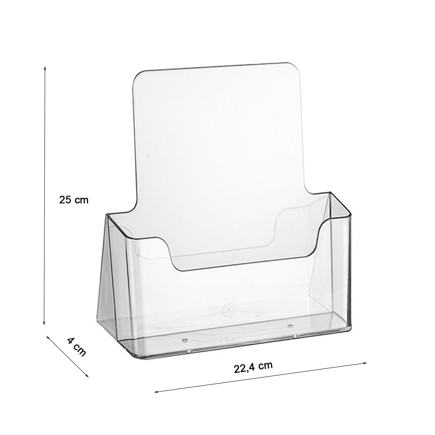 ogoPLUS Zeitungsständer Prospektständer Hochformat DIN A4, Flyerständer, Au günstig online kaufen