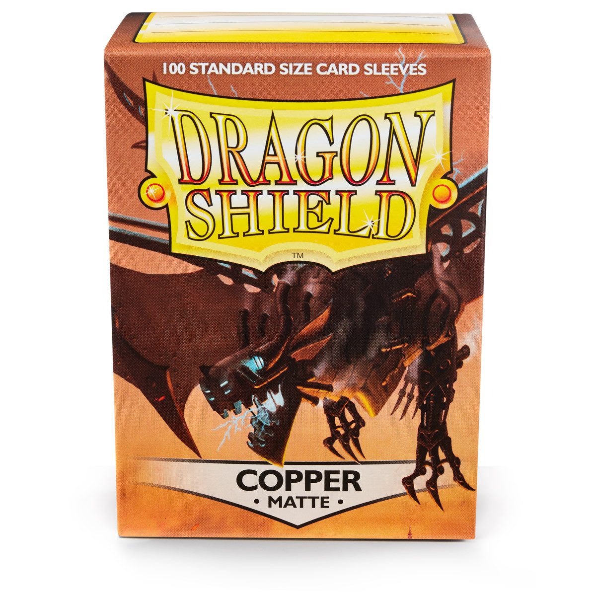 Arcane Tinmen Sammelkarte 100 Dragon Shield Matte Card Sleeves kupferfarben