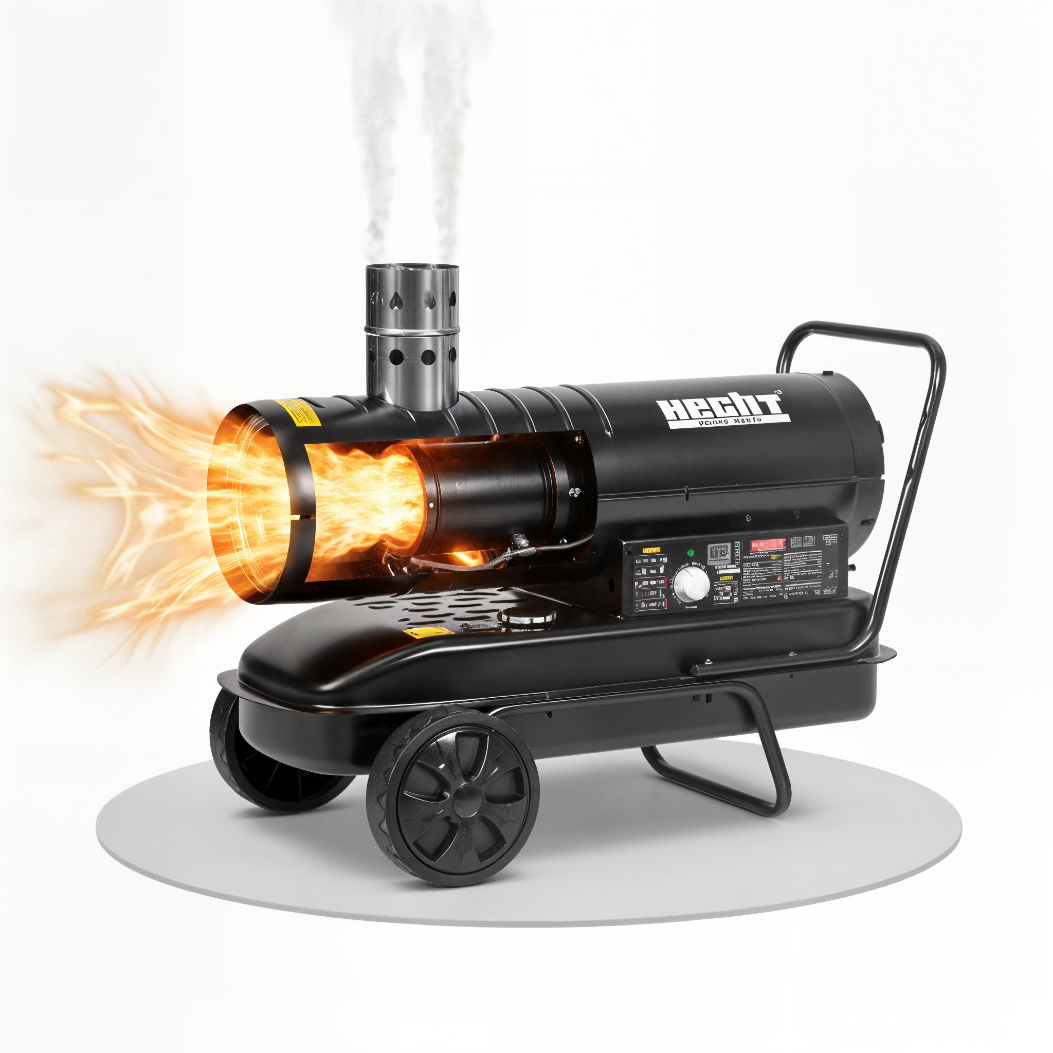 Hecht Heizgerät Heizkanone Diesel 3040 mit Fahrgestell 18 kW, 18000 W, 450 günstig online kaufen