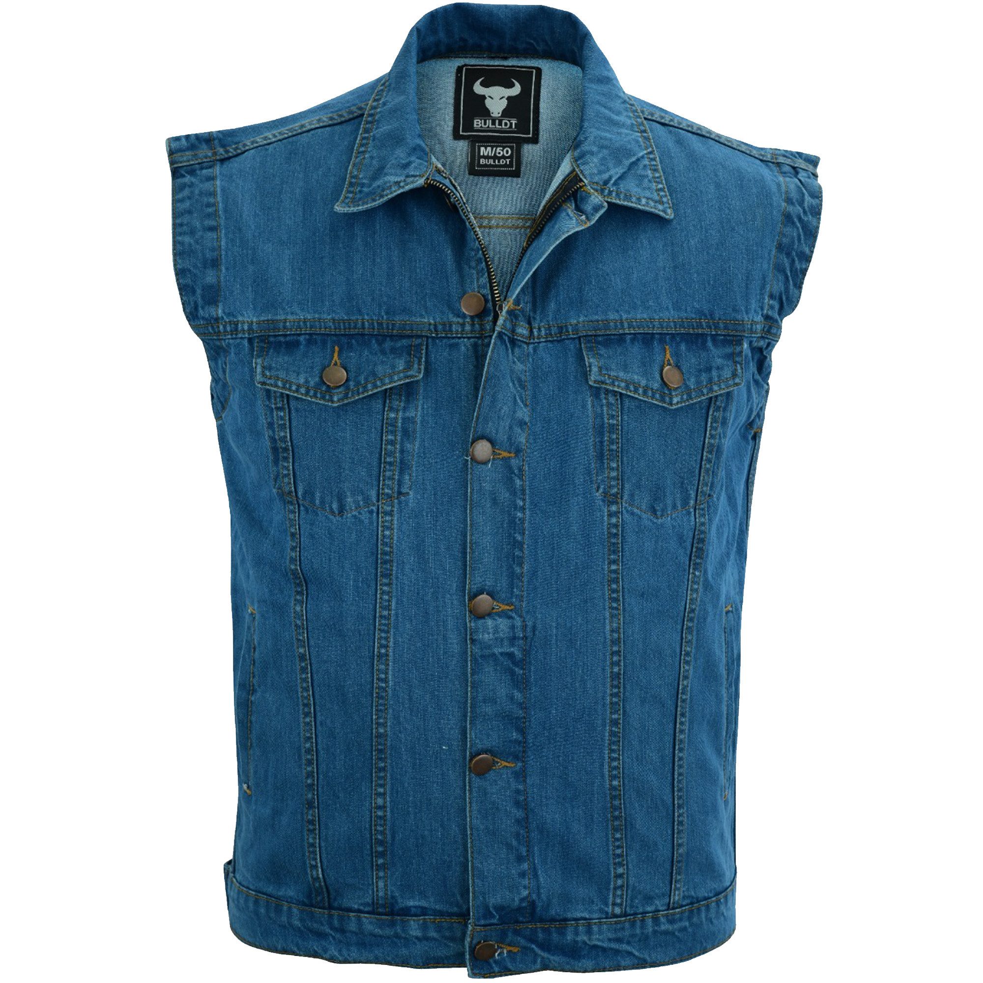 BULLDT Motorradweste BLD698 Jeansweste Biker Kutte günstig online kaufen