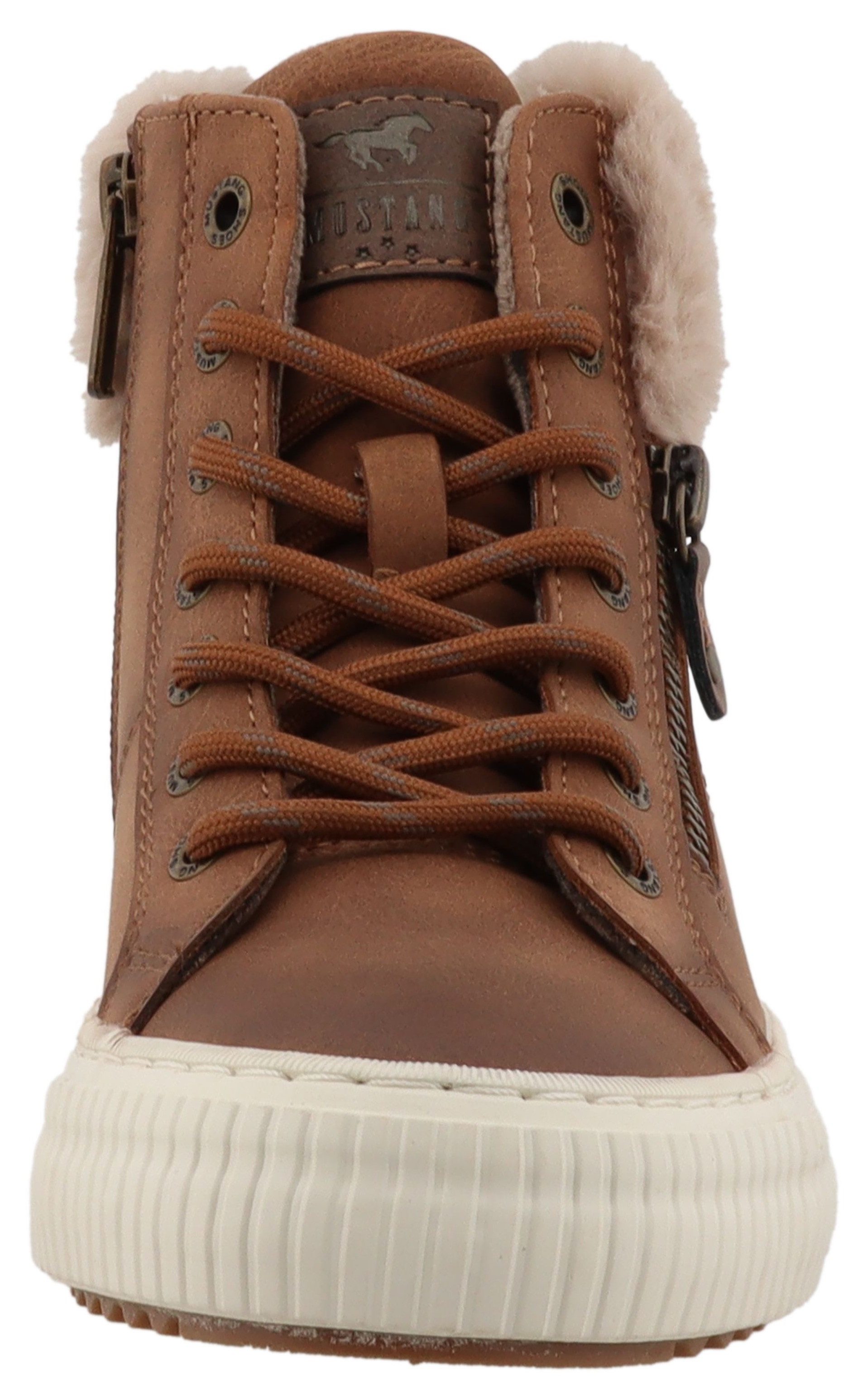 Mustang Shoes Kalua Winterboots Plateausneaker, Winterboots mit Reißverschluss – Bild 4 von 5
