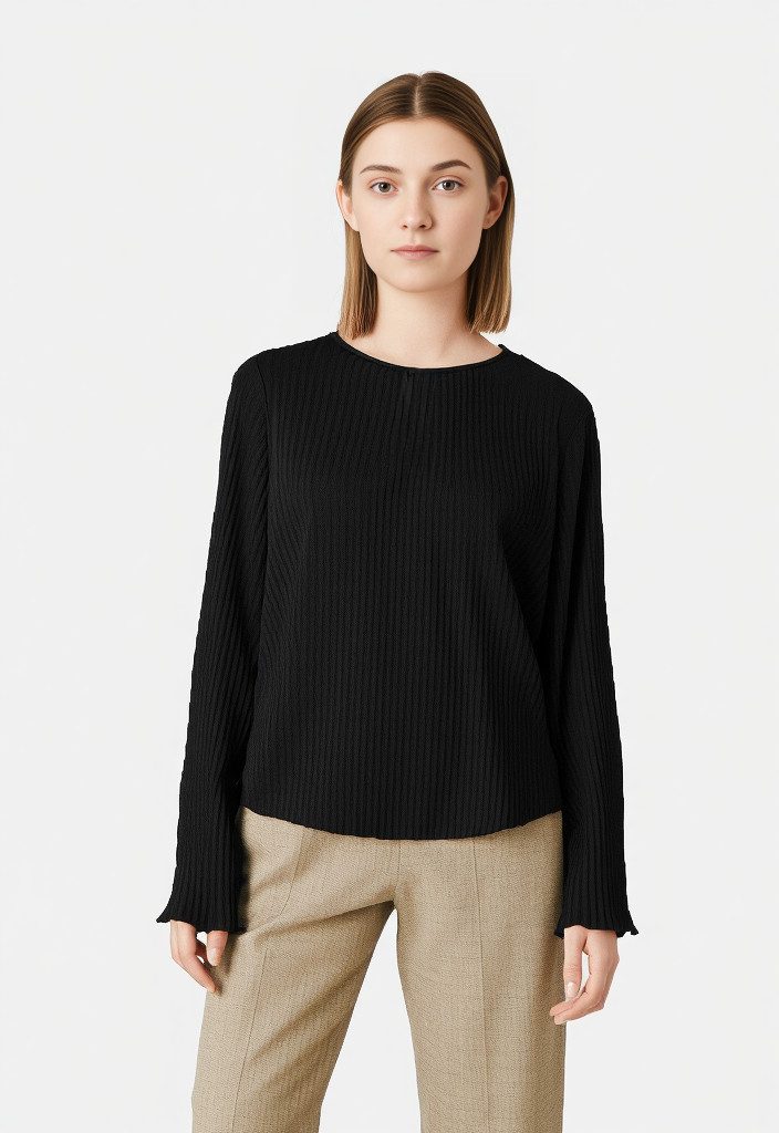 Y.A.S Plisseeshirt YASALISA LS TOP S. günstig online kaufen