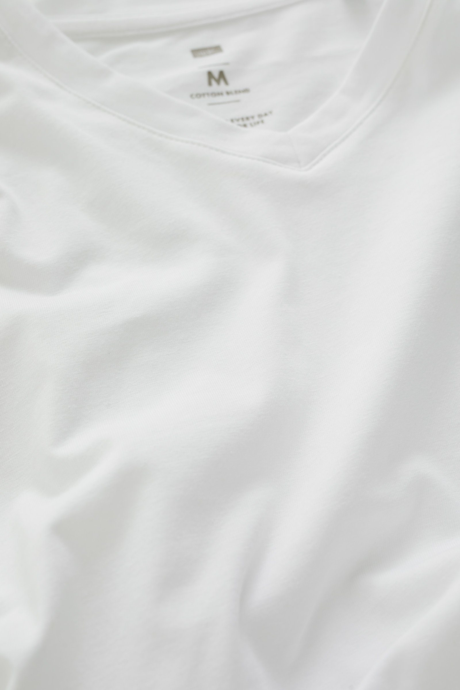 WE (1-tlg) T-Shirt Weiß Fashion