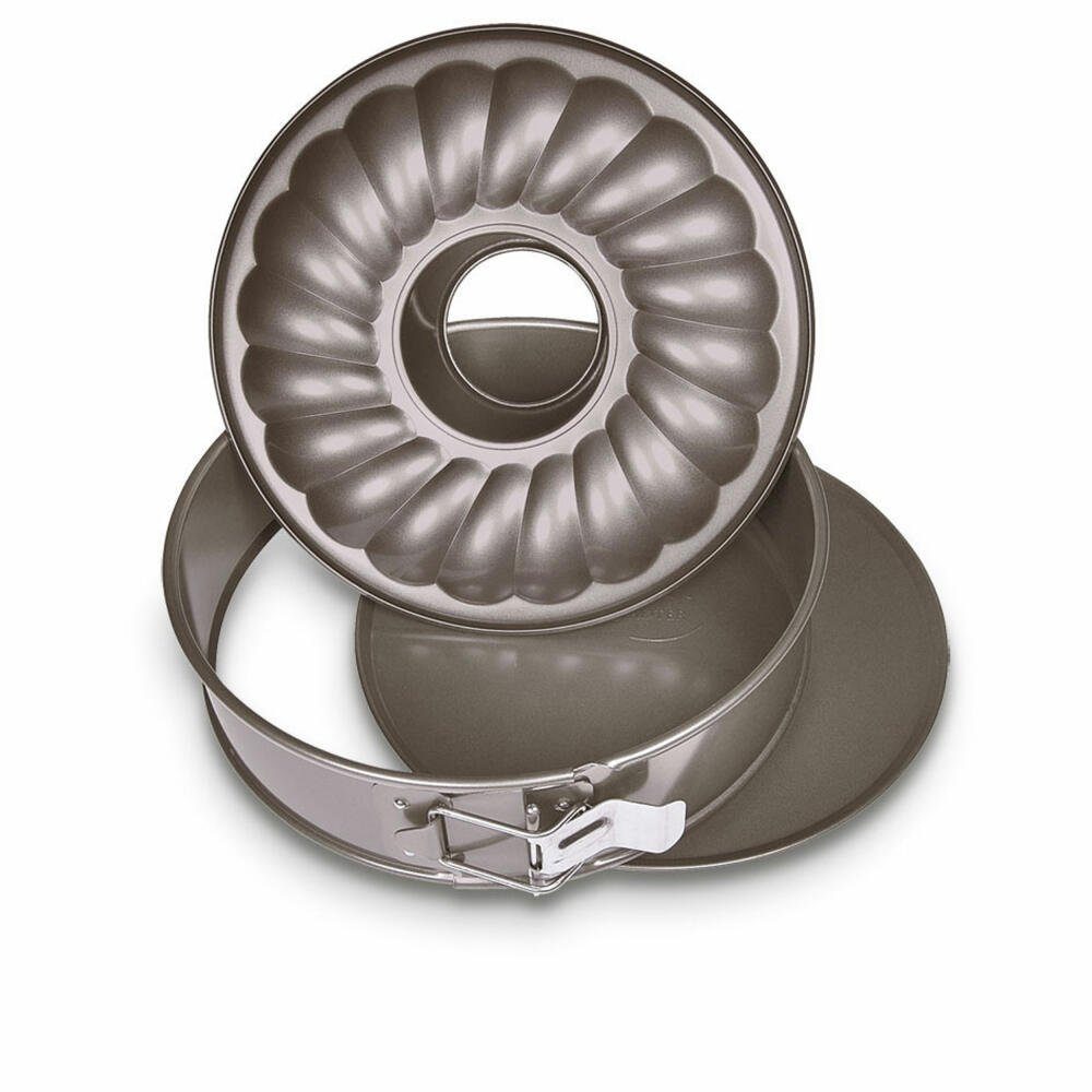 Spring Backform STÄDTER Springform Perfect mit Flach- und Rohrboden Ø 28, Backform von ...