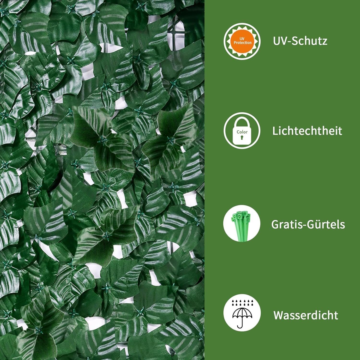 BlingBin Balkonsichtschutz 2024 NEU Künstliche Efeu günstig online kaufen
