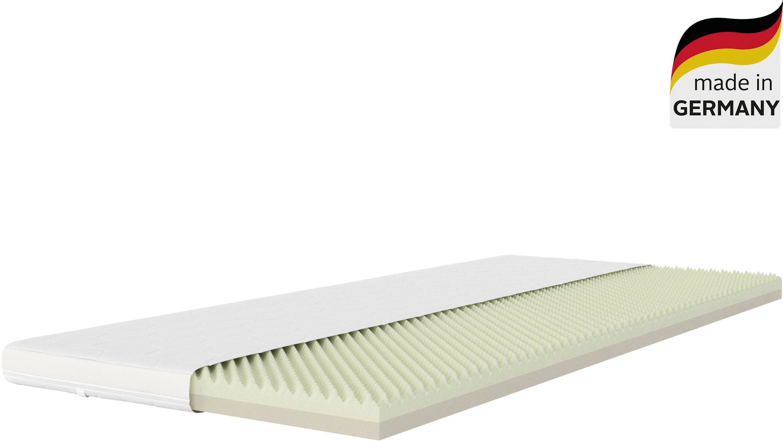 my home, Topper Polly Plus XXL ECO, Topper ideal für Boxspringmatratzen, 8 cm hoch, Komfortschaum, Topper in 90x200, 140x200, über 2.600 positive Bewertungen!