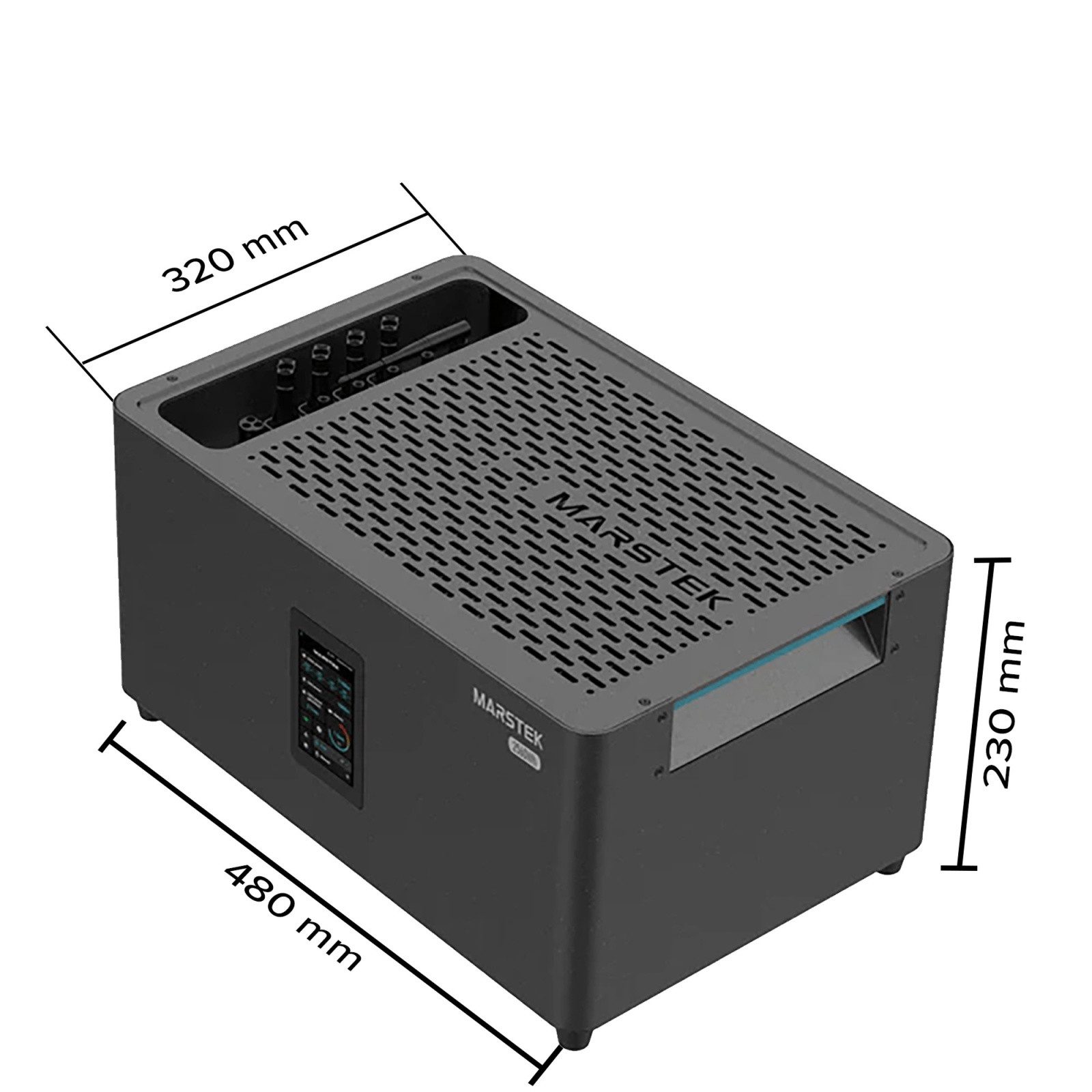 SUNNIVA Balkonkraftwerk 1000W mit 2,56 kWh Speicher MARSTEK Jupiter C + Plus, (BIFAZIAL FULLBLACK komplett Steckdose, PV Solaranlage Komplettset mit Solarspeich – Bild 4 von 5