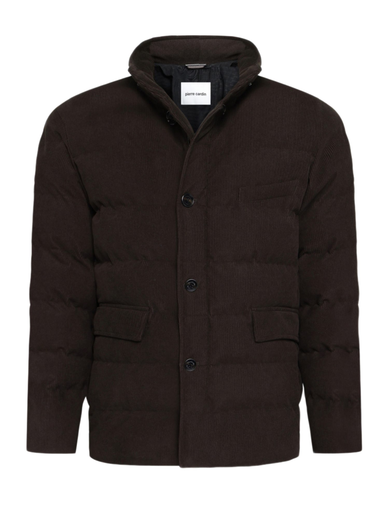Pierre Cardin Outdoorjacke braun,Outdoor,Polyester,Unifarben,Stehkragen,Langarm,Regular Fit