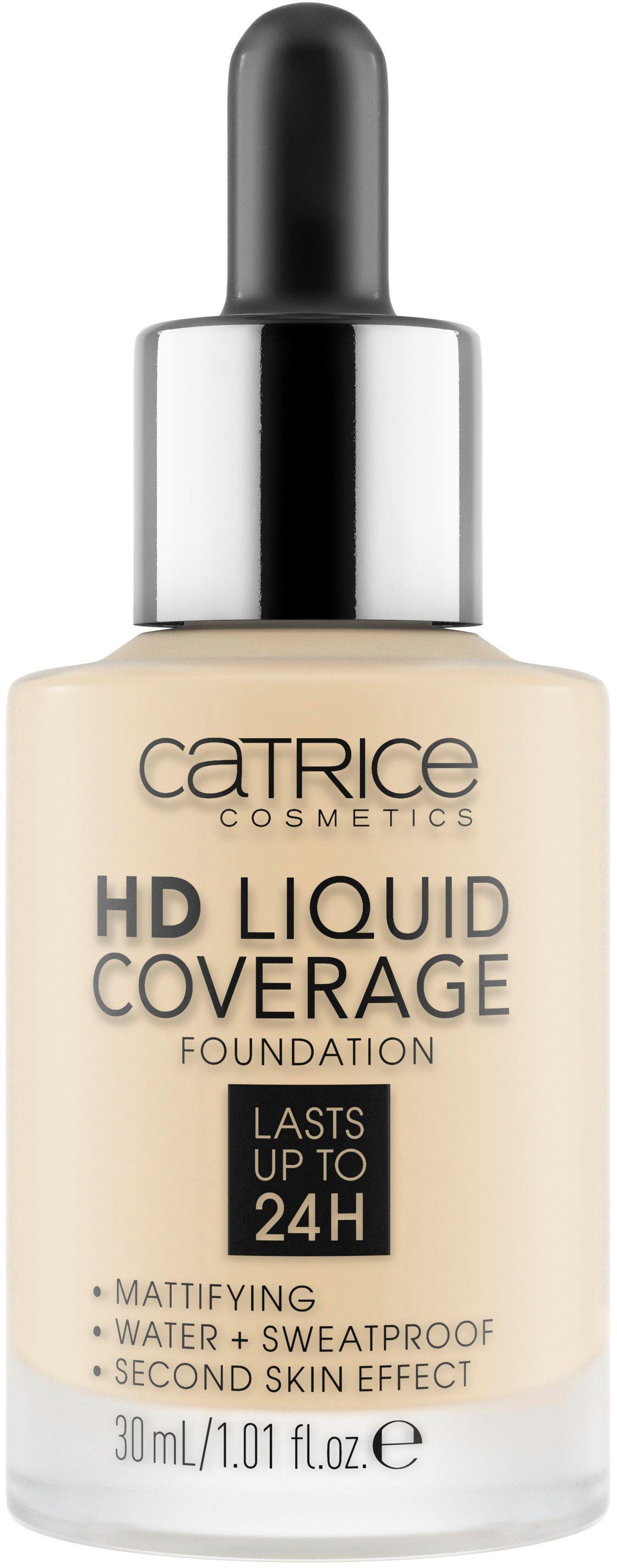 Catrice Foundation HD Liquid Coverage Foundation, mit leichter Textur