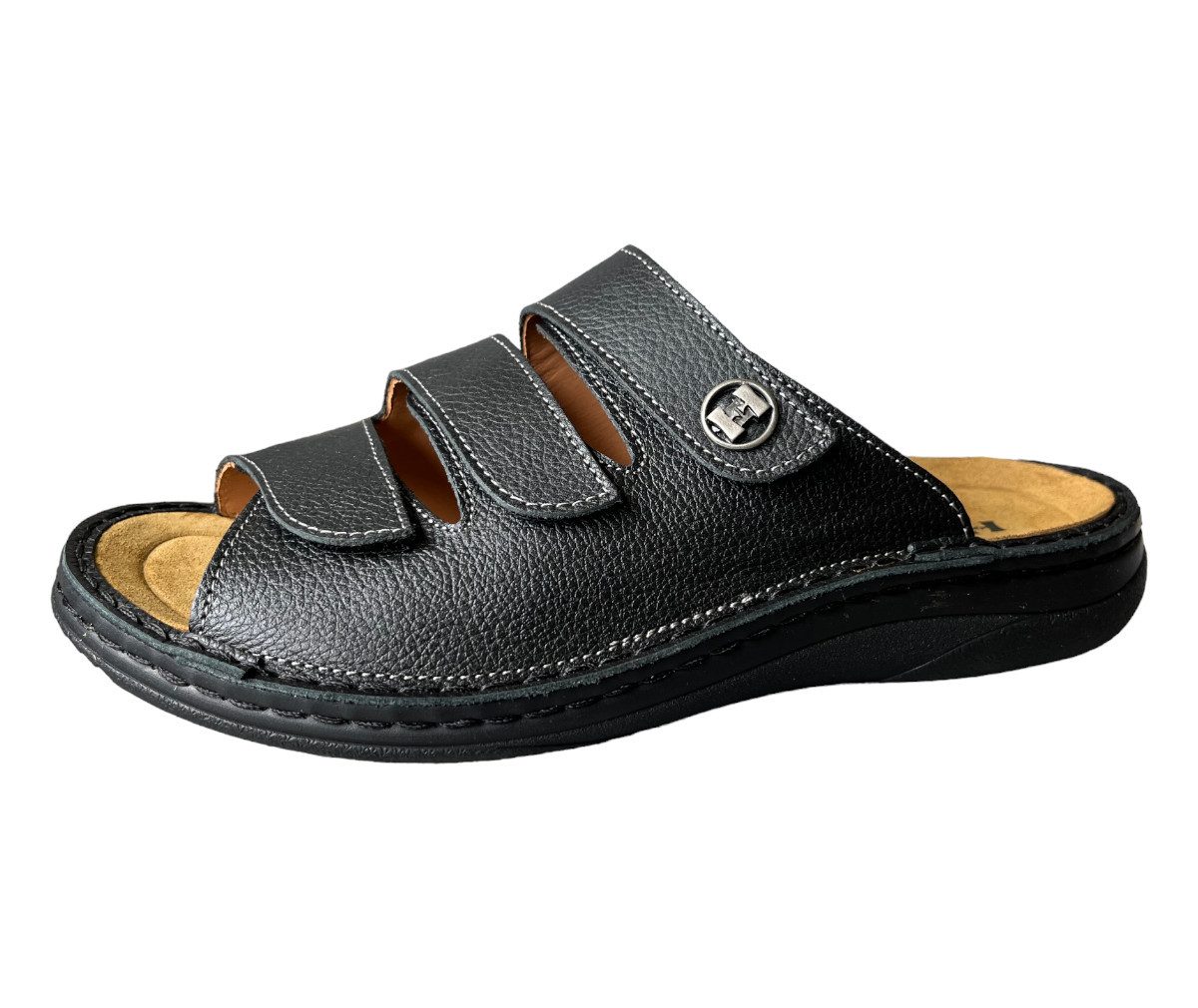 Helix STARWALKER by HELIX Herren Komfort Pantolette 82033-31 schwarz Pantolette