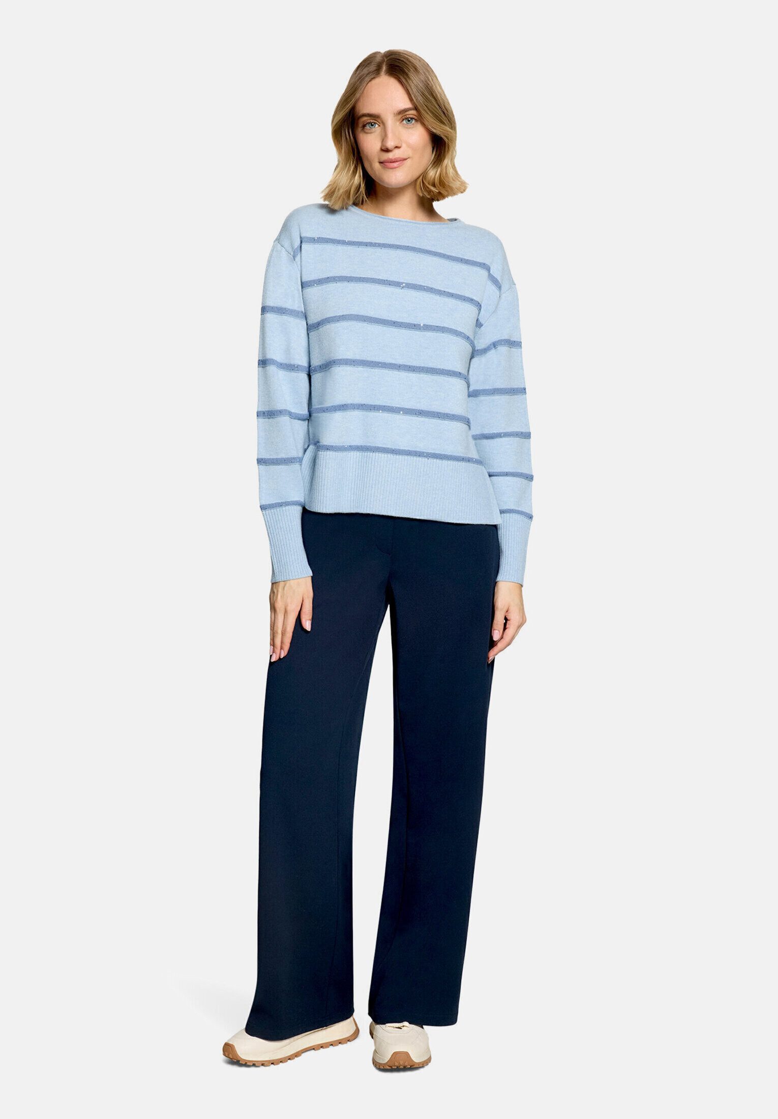 Betty Barclay Strickpullover Damen mit Pailletten (1-tlg)