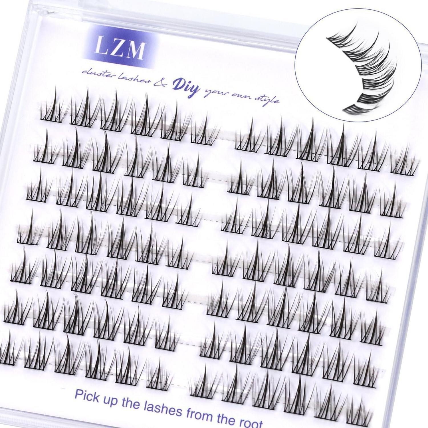 LuxusKollektion Einzelwimpern Wimpern-Set Individuell Natürlicher Look