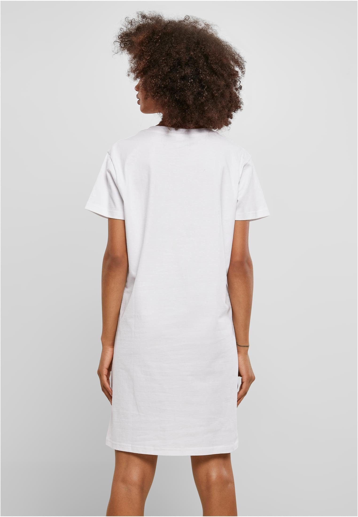 Recycled white Cotton Dress Boxy CLASSICS Tee Jerseykleid (1-tlg) URBAN Ladies Damen