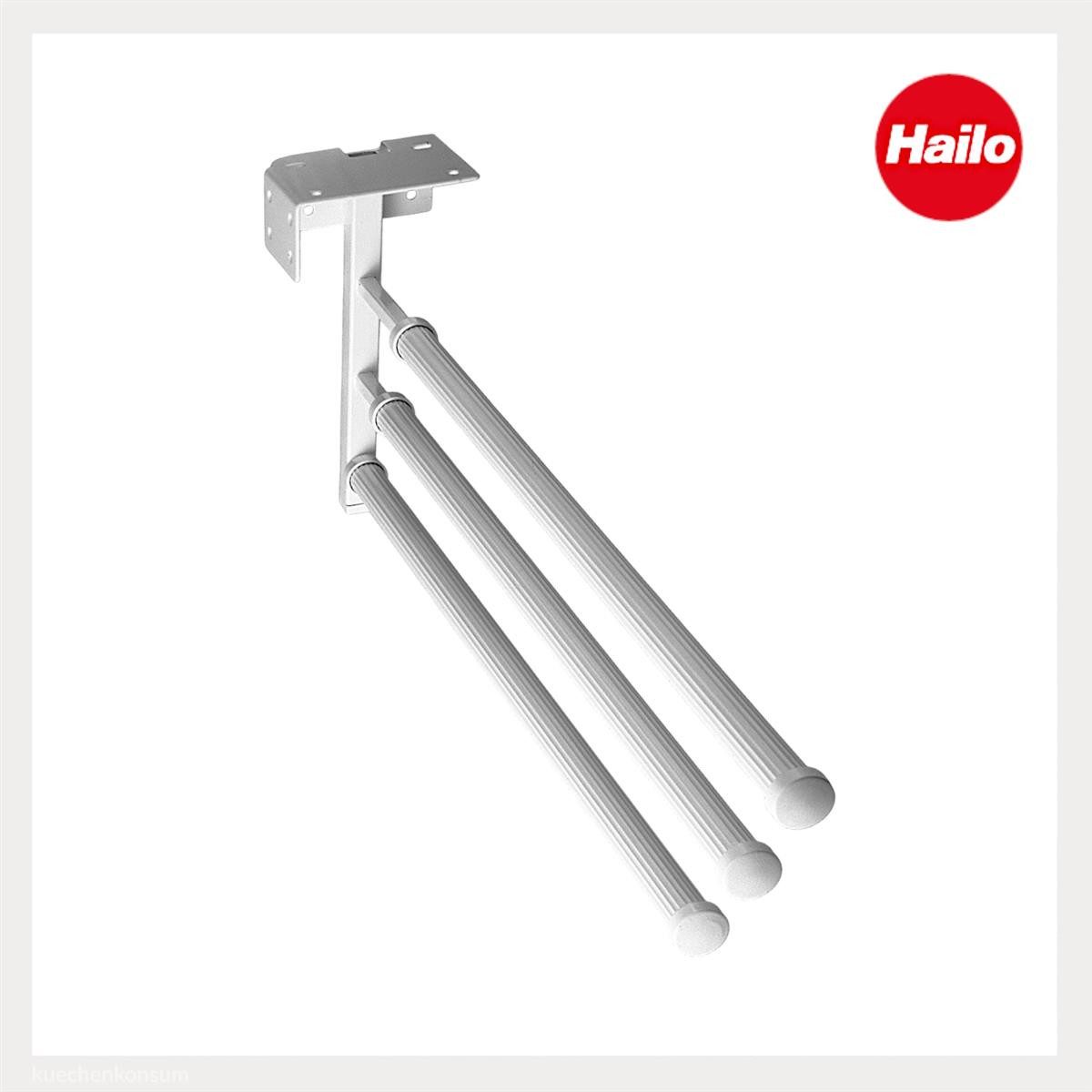 Hailo Teleskop-Handtuchhalter Hailo Handtuchhalter 3143901 reinweiß 3-teili günstig online kaufen