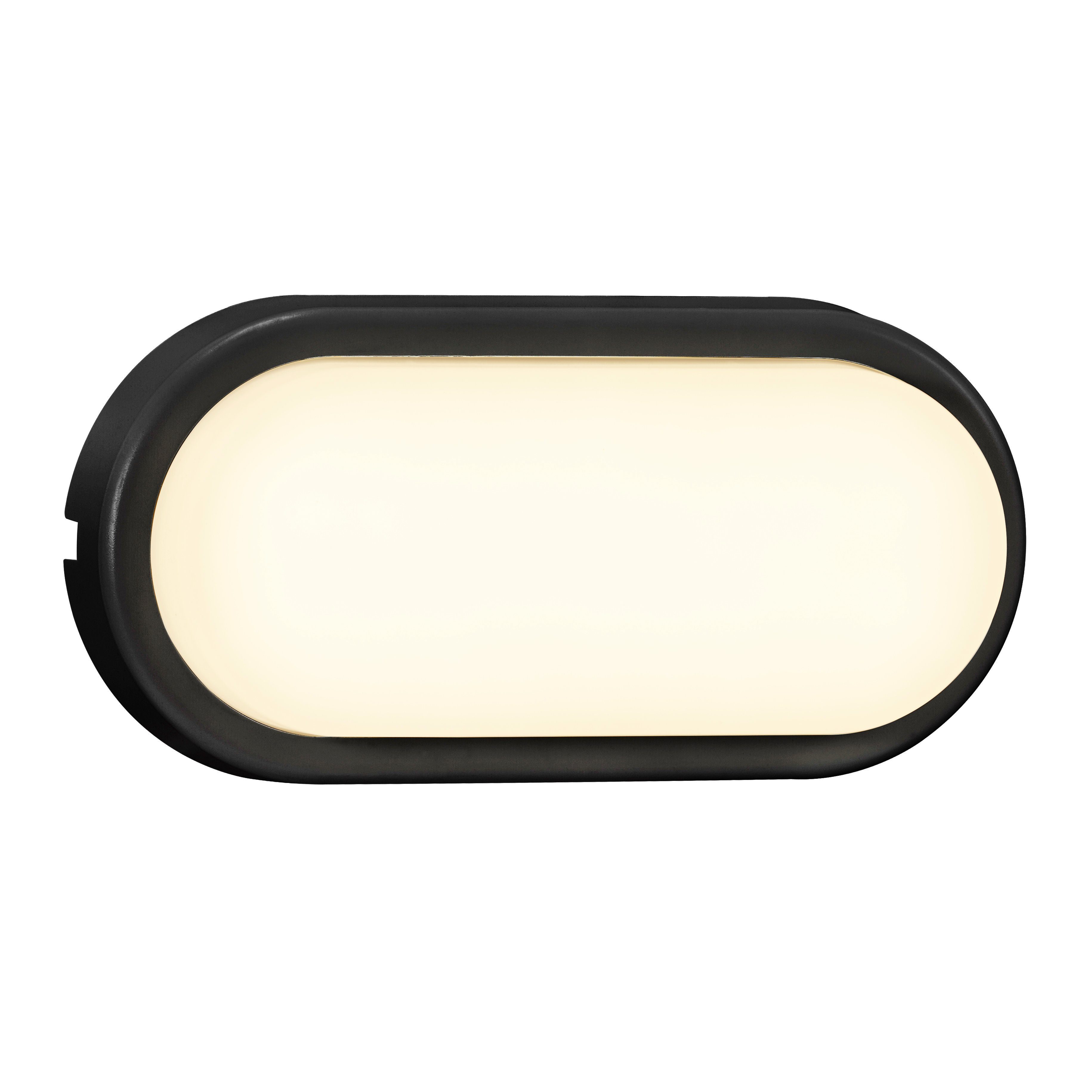 Nordlux LED Wandleuchte Cuba Outdoor Bright Oval Wandlampe Feuchtraumleuchte IP54, LED fest integriert