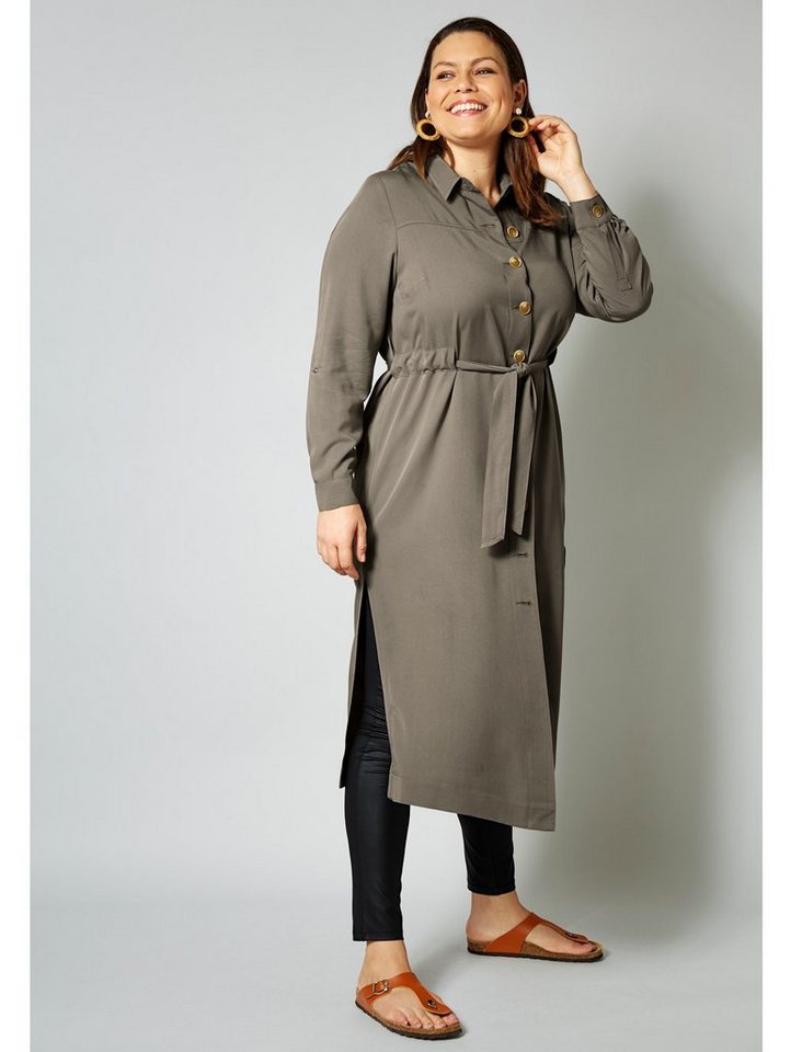 Sara Lindholm by HAPPYsize Kleid in grün