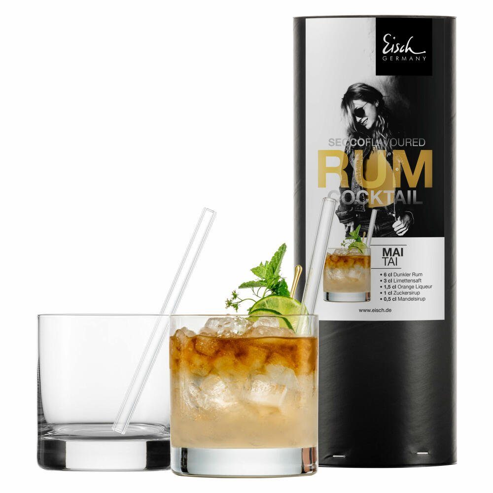 Eisch Germany Cocktailglas Rumcocktail Set Secco Flavoured 4-tlg., 4-tlg., Kristallglas