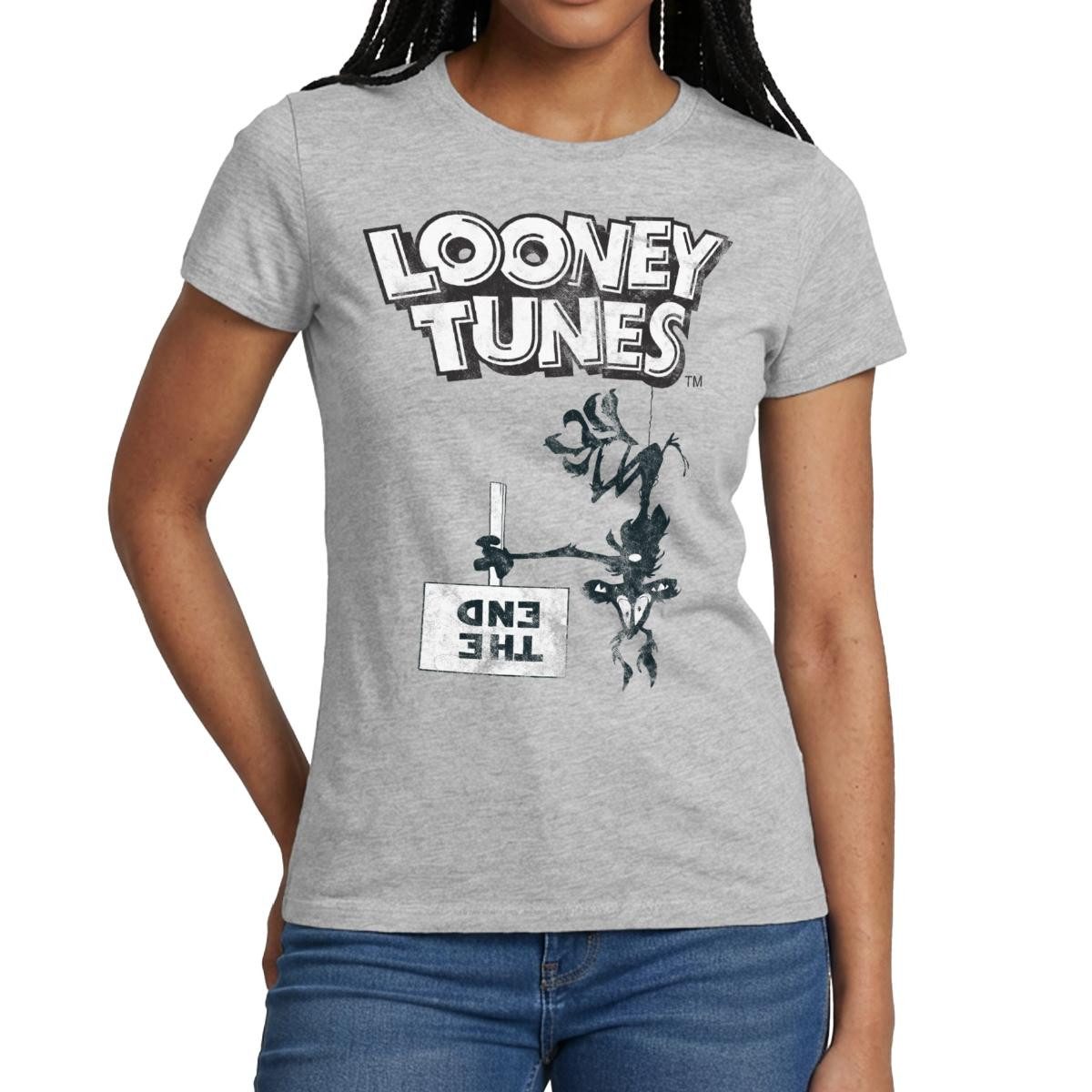 T-Shirt Looney Tunes Wile E. Coyote The End Frauen T-Shirt