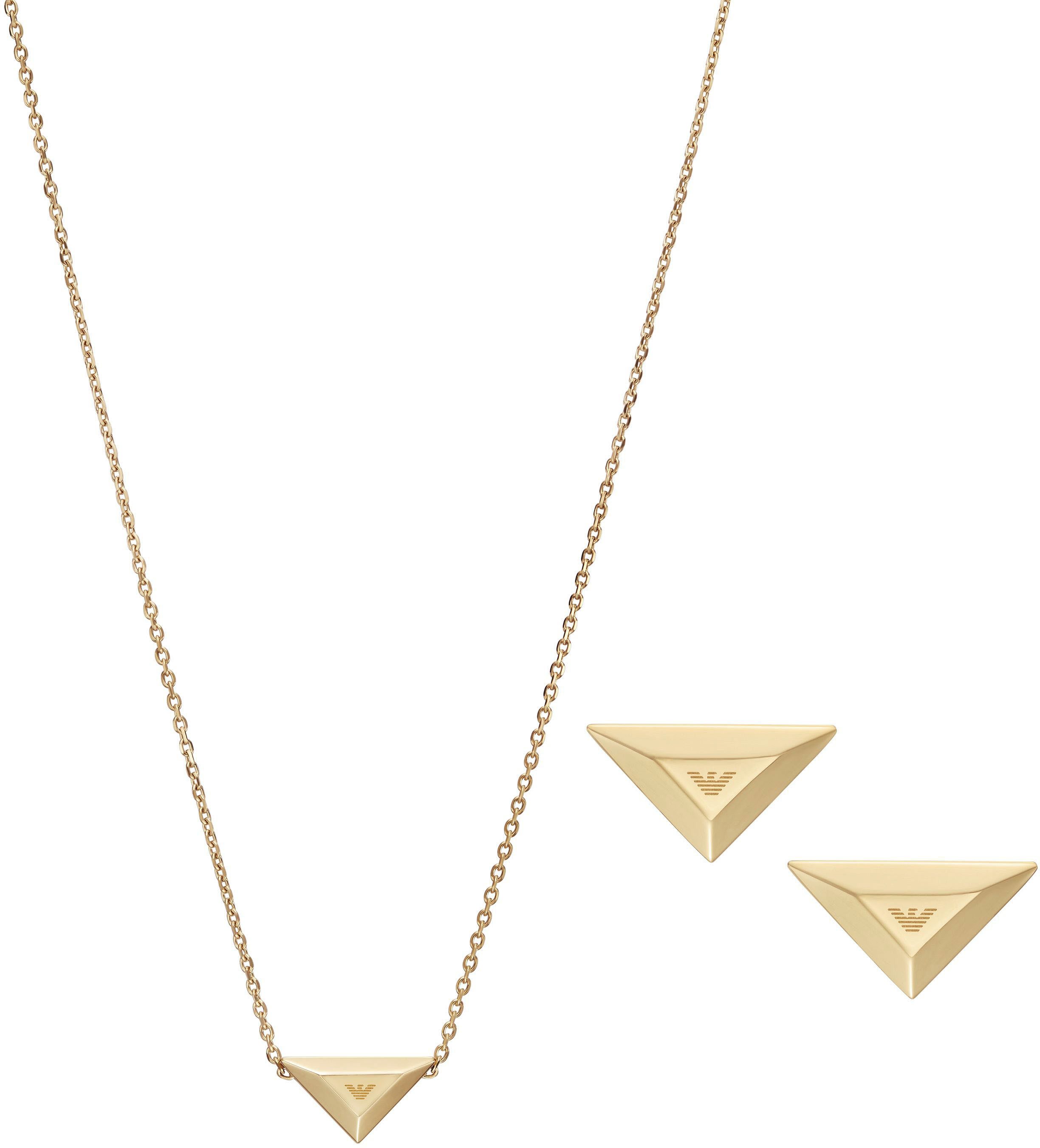 Emporio Armani Ohrring und Ketten Set Sc... Emporio Armani Ohrring und Ketten Set Sc...