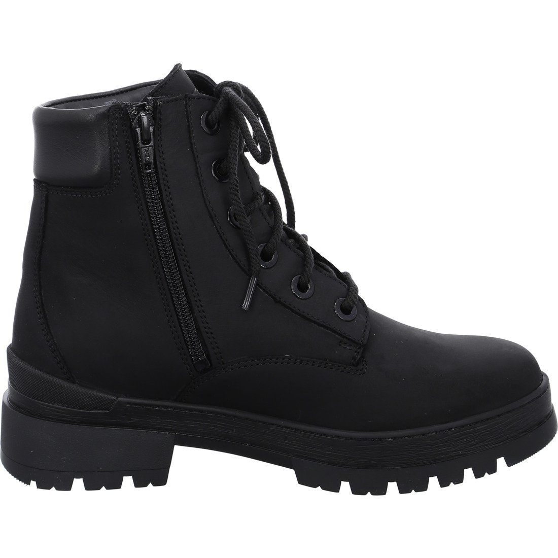 schwarz Schuhe, Damen Gela Nubuk Stiefelette Ganter Ganter 050310 Stiefelette -