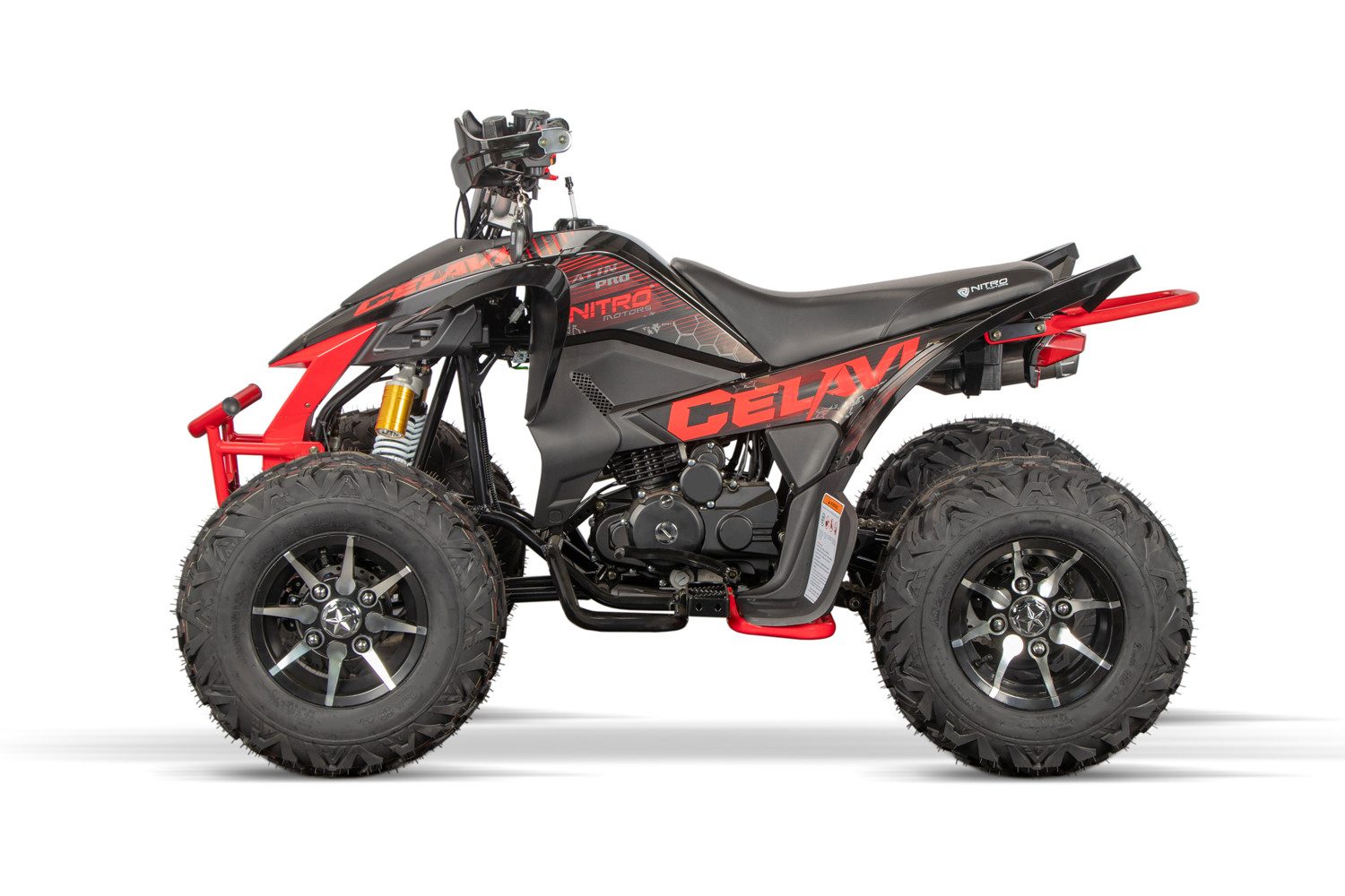Smarty Elektro-Kinderquad 250cc maxi Quad Celavi RS10 4-Gang Manuell Platin Alu-Felge