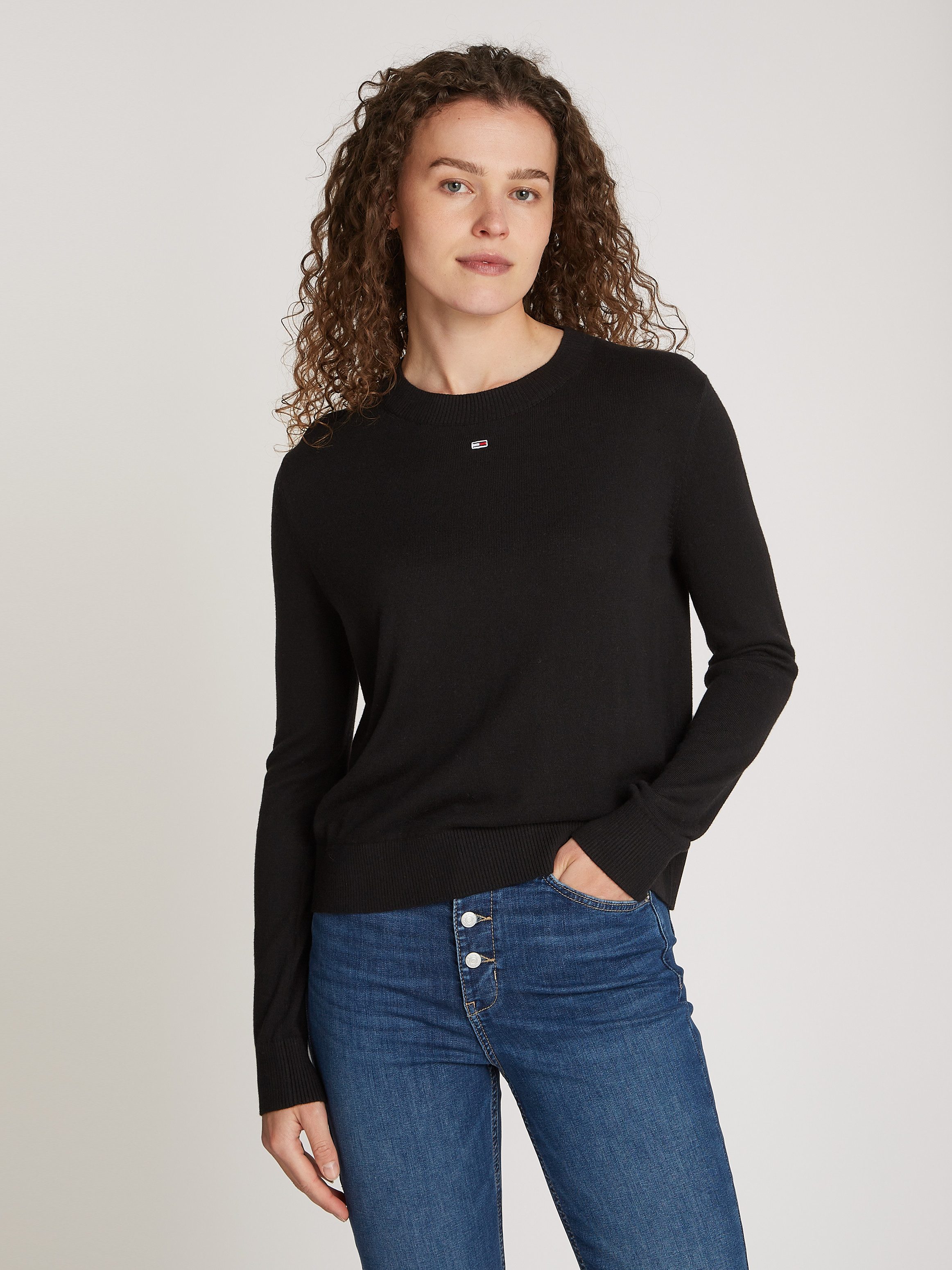 Tommy Jeans Strickpullover TJW ESSENTIAL CREW günstig online kaufen