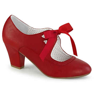 Pin Up Couture Retro Pumps WIGGLE-32 - PU Rot SALE High-Heel-Pumps