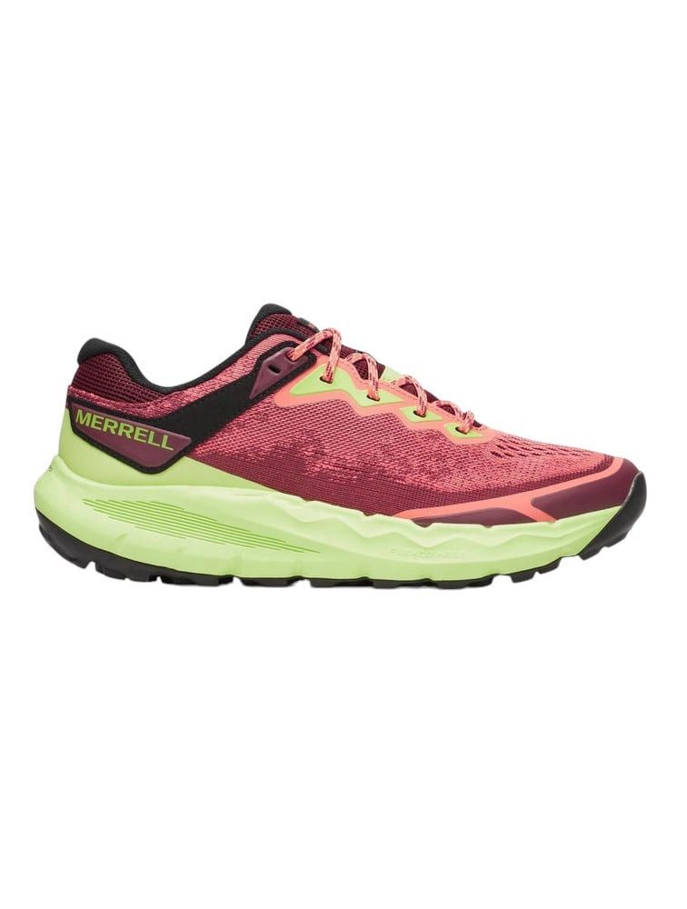 Merrell Nova 4 weinrot/lime Herren Laufschuh
