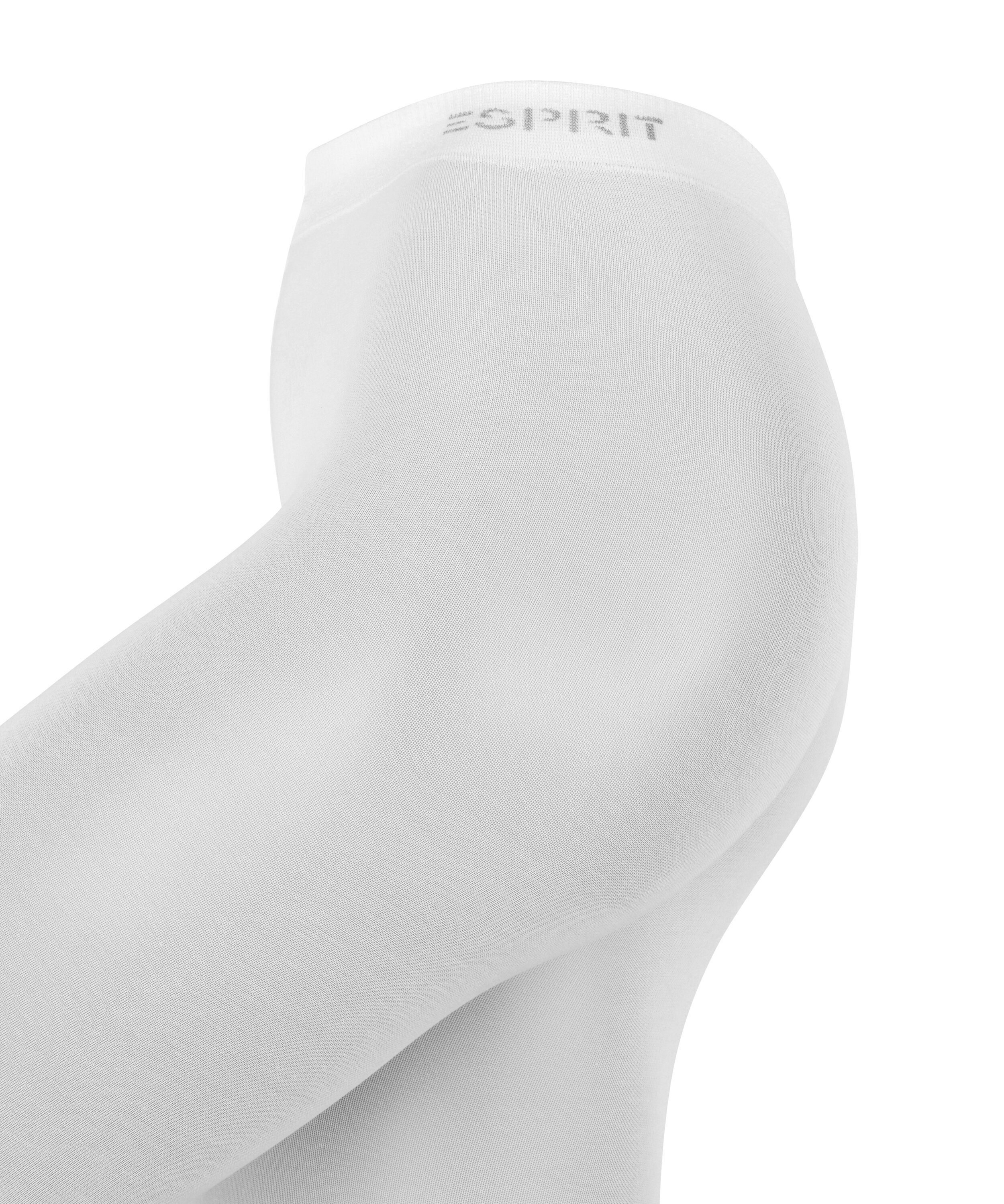 Esprit Feinstrumpfleggings Cotton Capri Leggings ein angenehmer Komfort (1 St) ein angenehmer Komfort