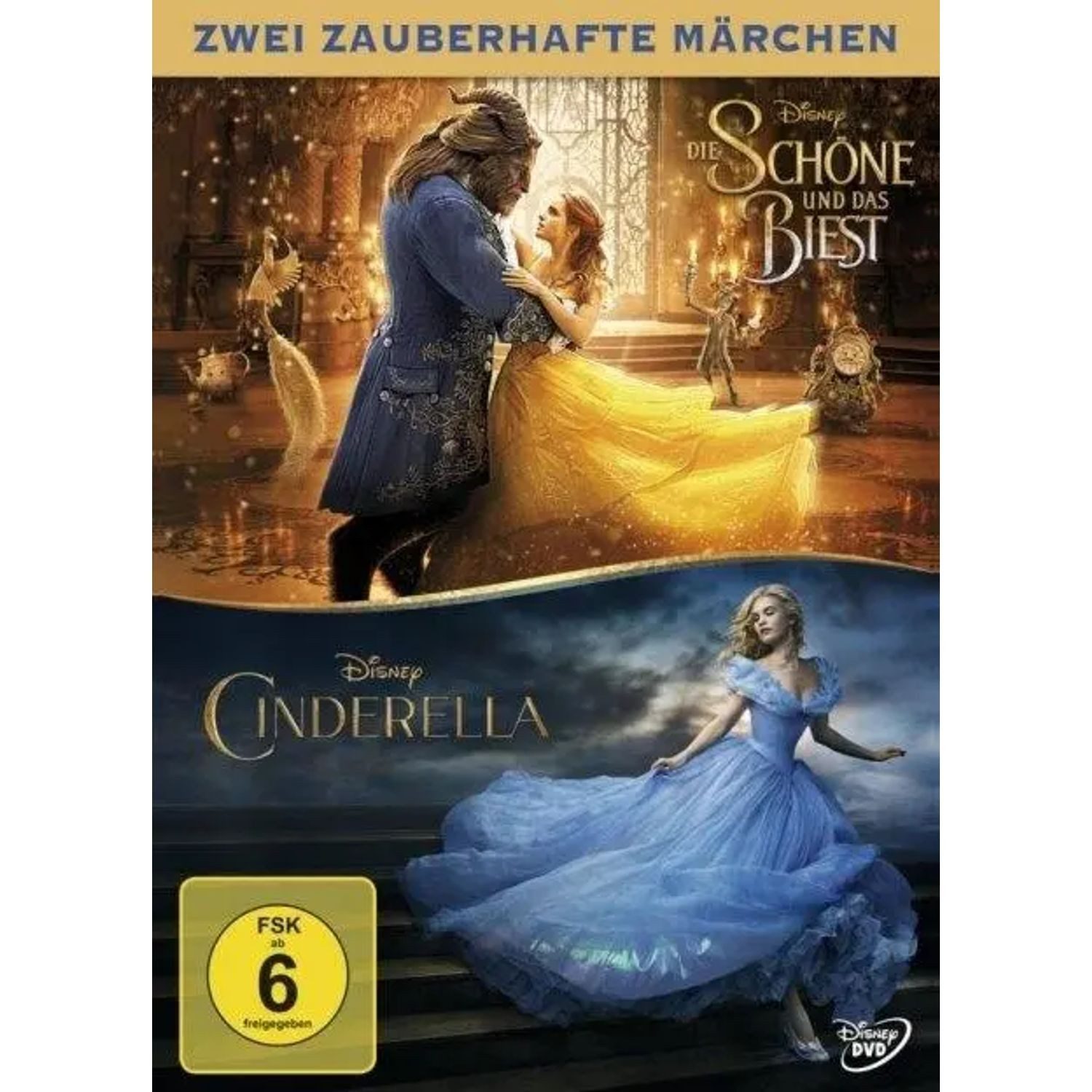 Walt Disney DVD Die Schöne und das Biest & Cinderella