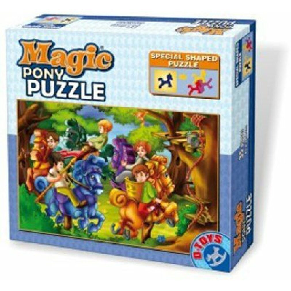 D-TOYS Puzzle Puzzle Ritter 35 Teile, Puzzleteile