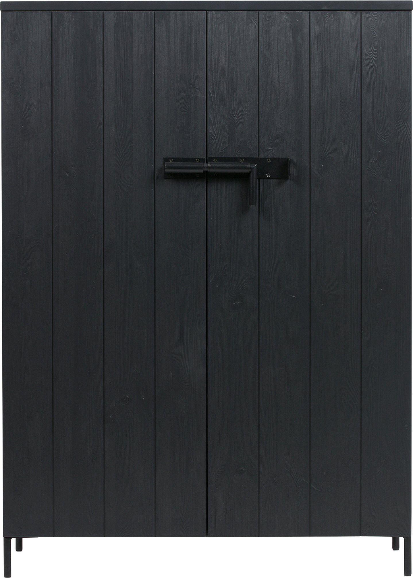 WOOOD Highboard Bruut Midischrank, Hochkommode, aus massive Kiefer, H 141 cm x B 100 cm