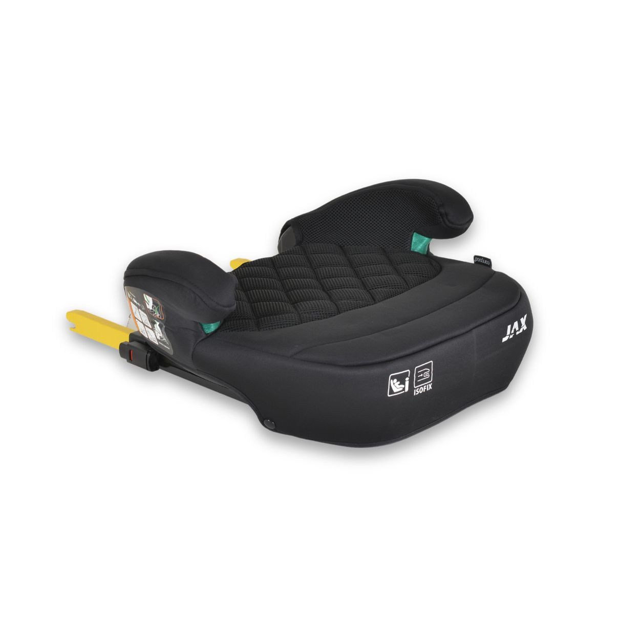 Cangaroo Kindersitzerhöhung Sitzerhöhung Jax i-Size, ab: 4, bis: 12, 125-150cm Gruppe 3 Isofix Top Tether