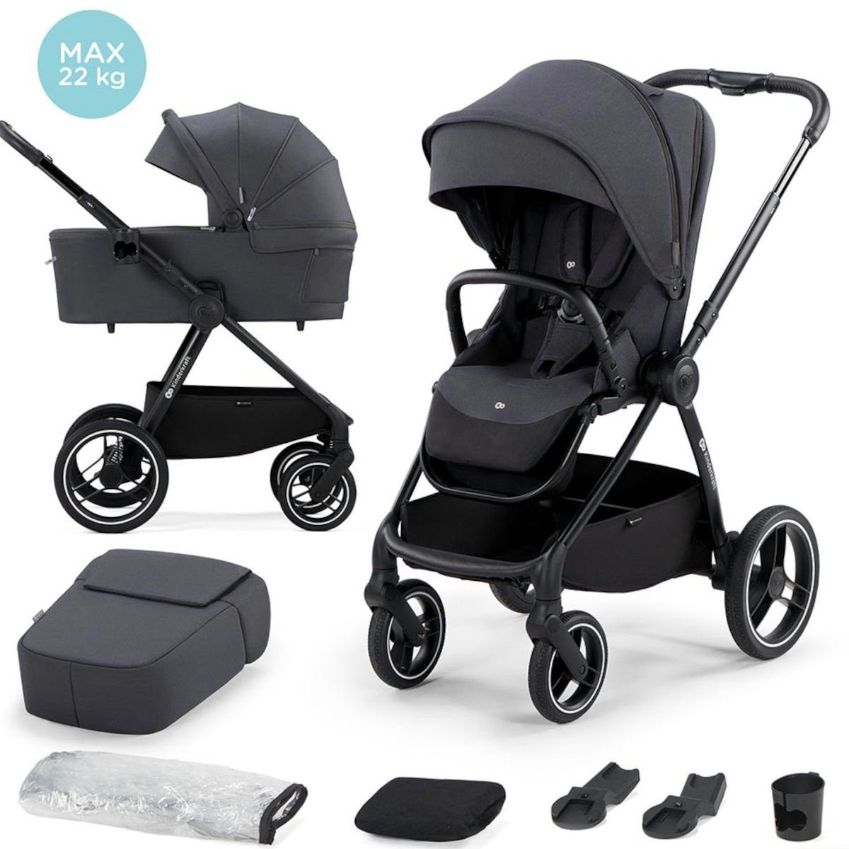 Kinderkraft Kombi-Kinderwagen Kinderkraft Kinderwagen Nea 2in1