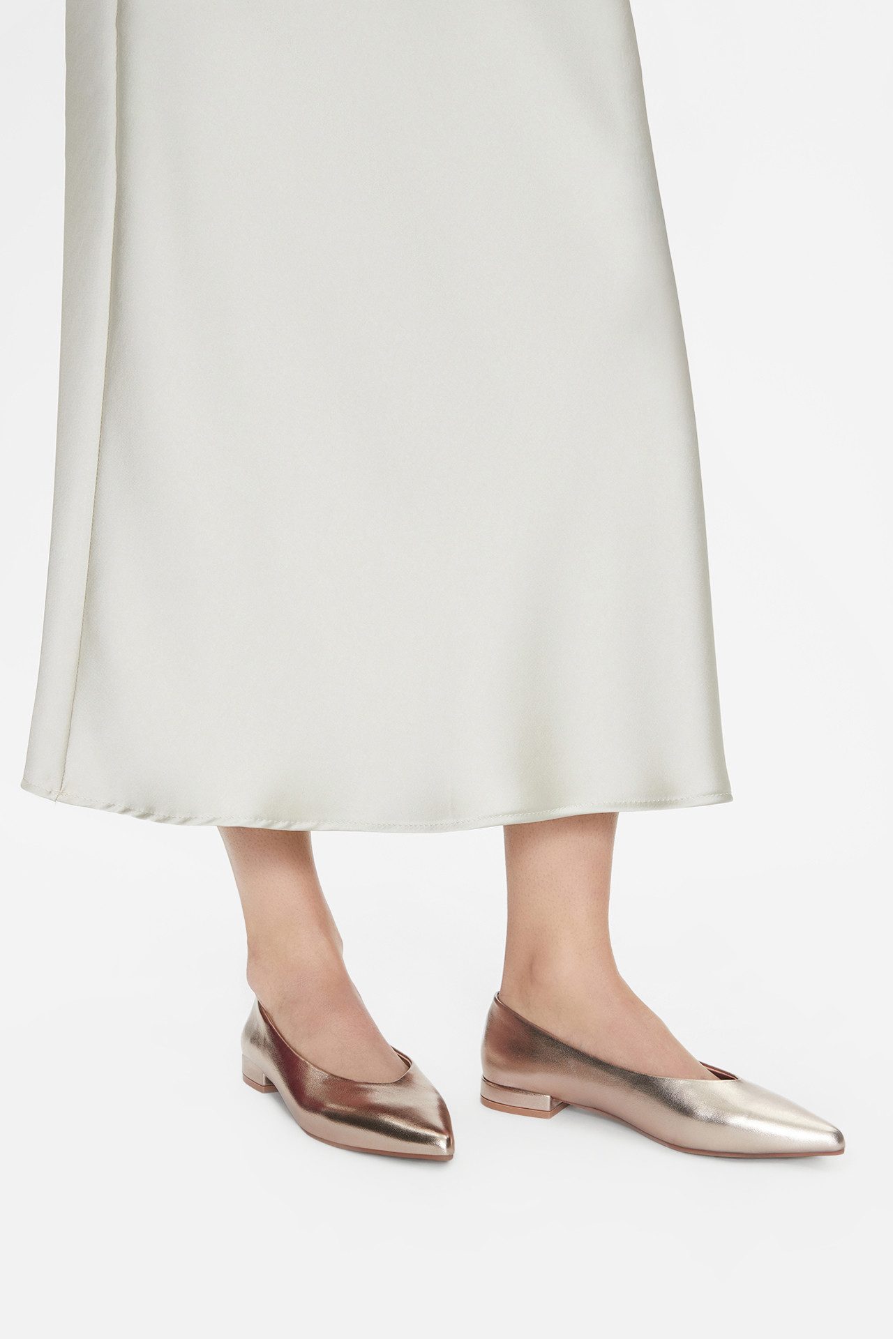 Jenny JENNY Damen Ballerina 37 goldfarben 5903698726564 Ballerina