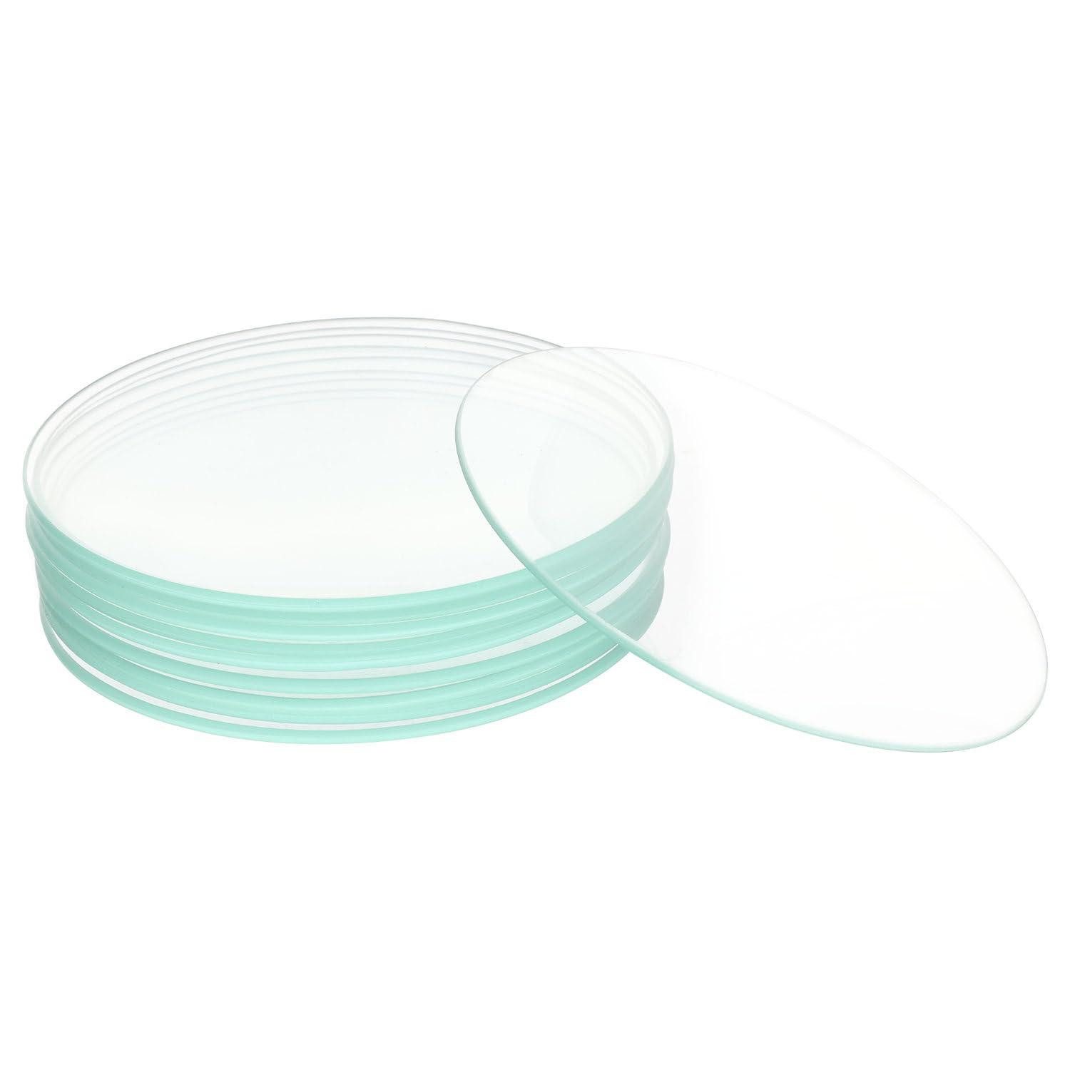 Gläser-Set 10er-Pack 100mm Uhrglasabdeckungen aus Borosilikatglas